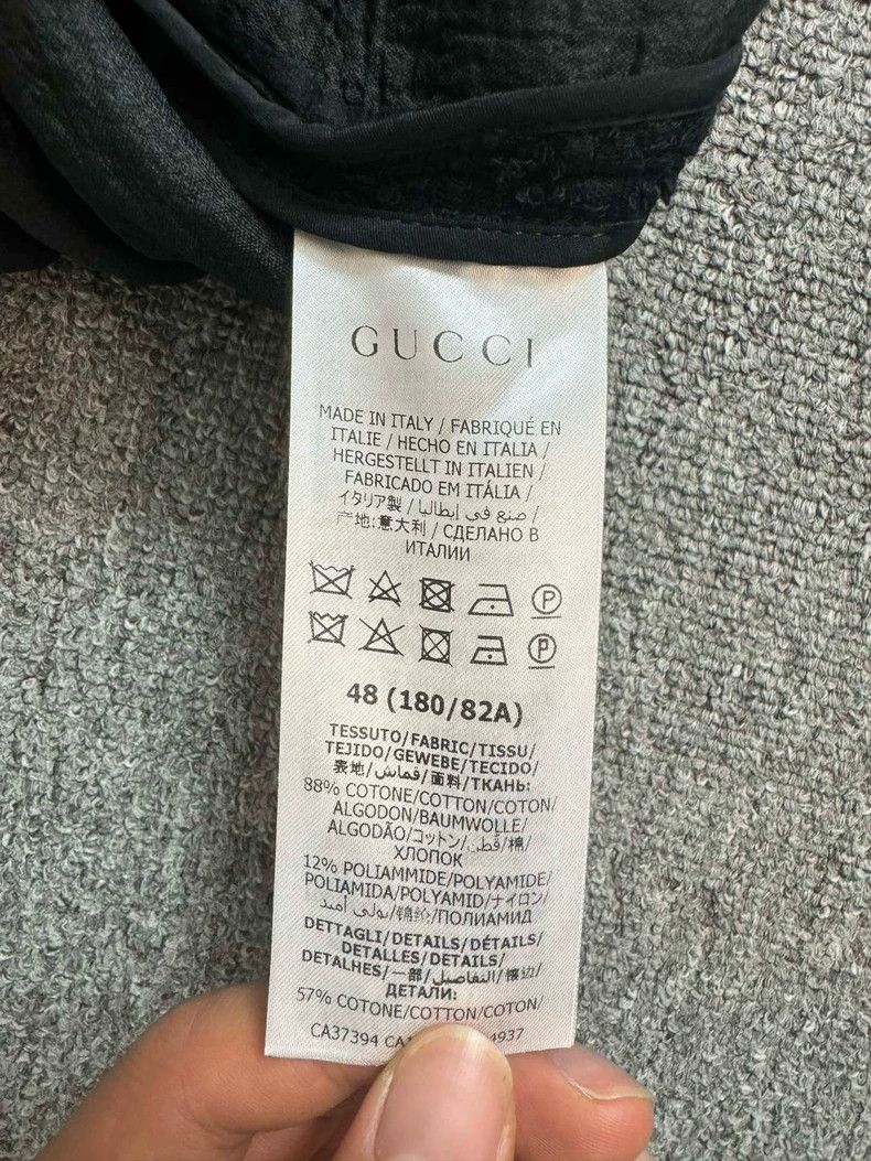 Gucci Gucci Black and red composition small fragrant style long Size 32" / US 10 / IT 46 - 5 Thumbnail