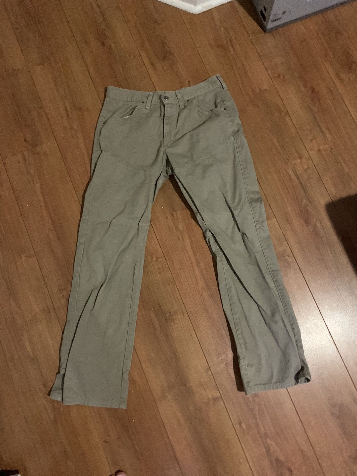 Mustang × Vintage Mustang Work Pants - Khaki Size US 32 / EU 48 - 1 Thumbnail