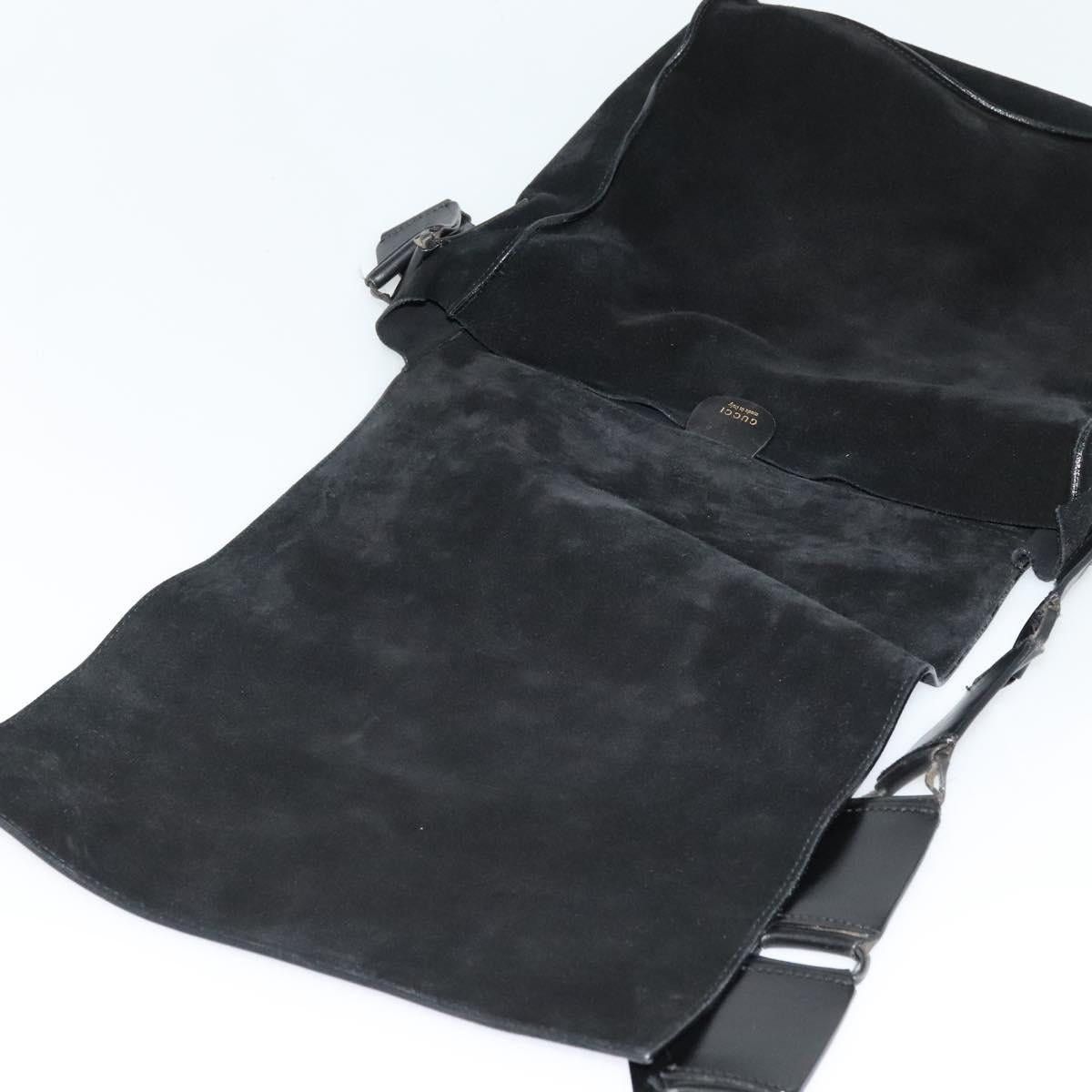 Gucci GUCCI Shoulder Bag Suede Black 001 2040 001 2040 Size ONE SIZE - 10 Thumbnail