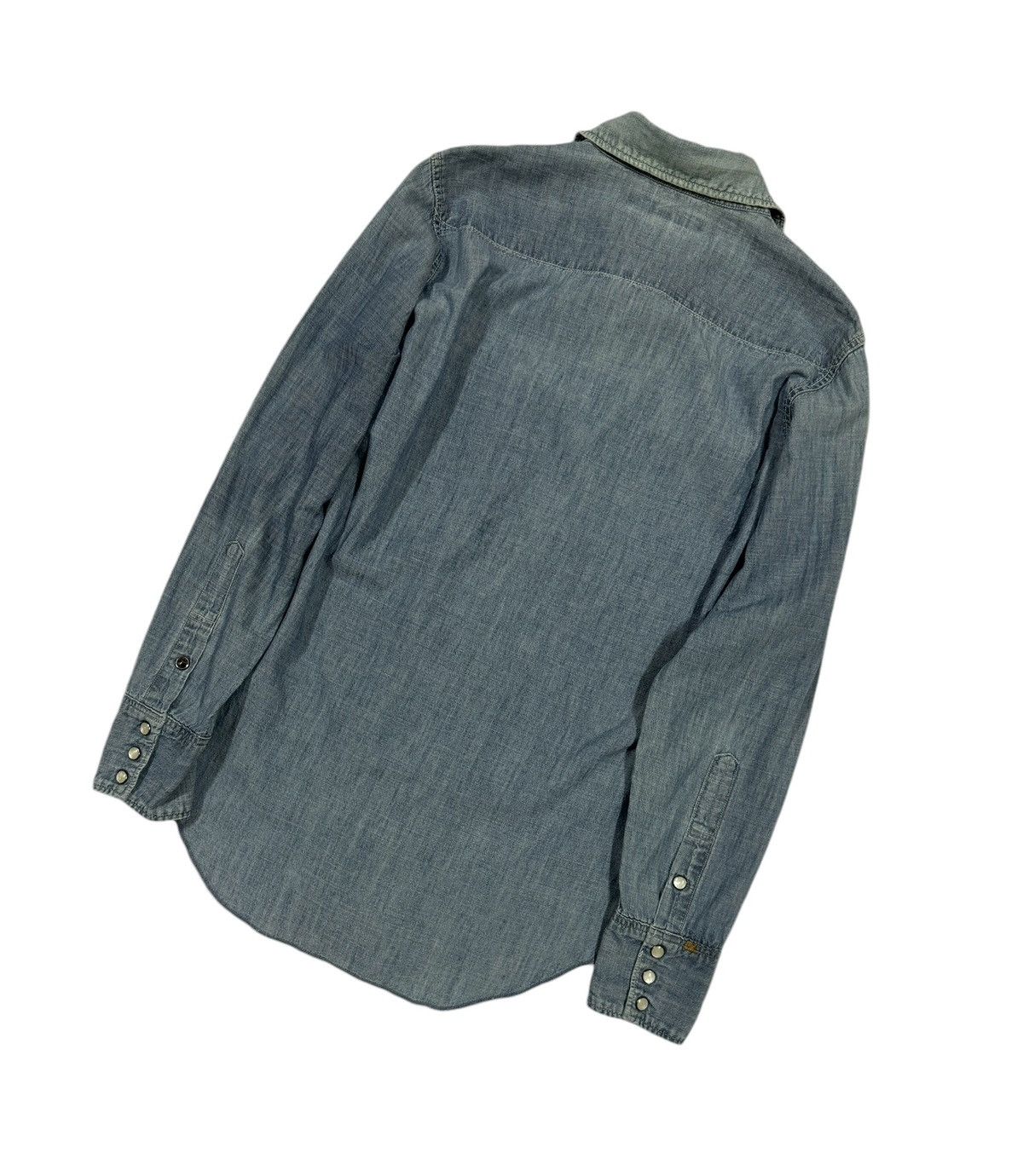 45rpm Vtg🔥45Rpm Washes Indigo Western Shirt Size US S / EU 44-46 / 1 - 14 Thumbnail