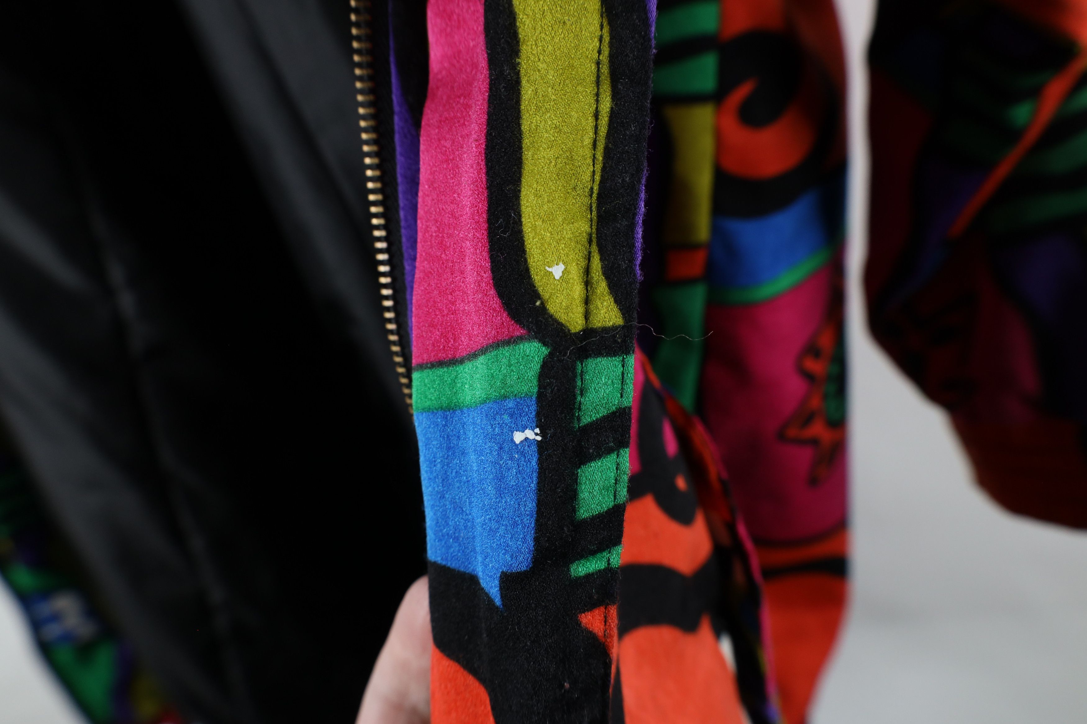 Vintage Vintage 90s Streetwear Rainbow Abstract Parka Jacket Size S / US 4 / IT 40 - 14 Thumbnail