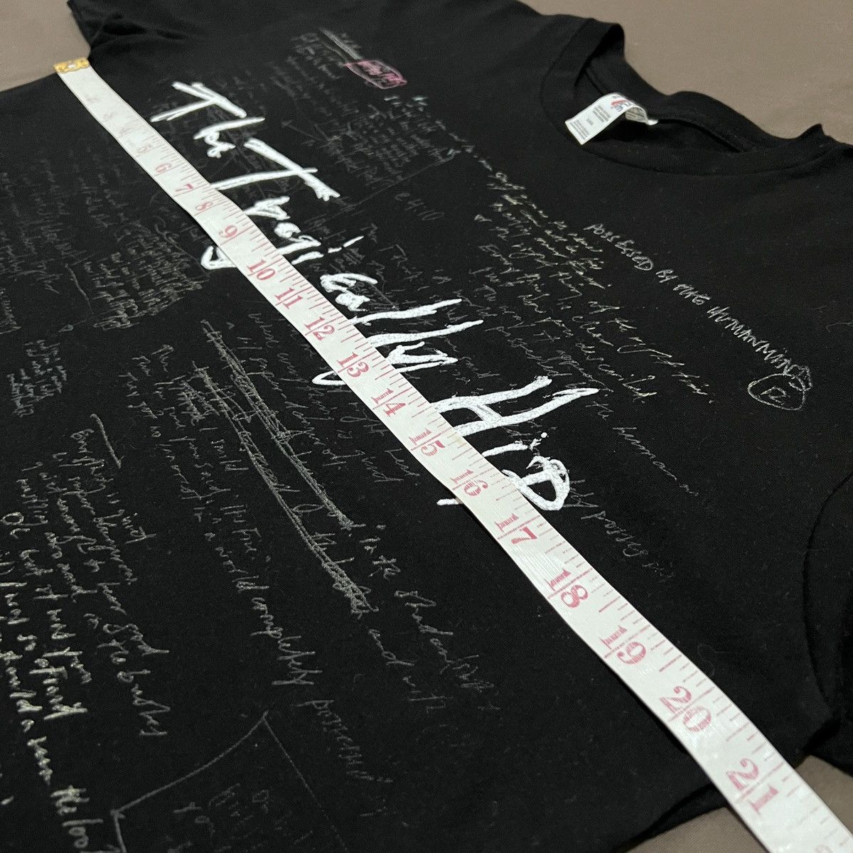 Band Tees Tragically Hip Man Machine Poem Promo Tee Shirt Gord Downie Size US L / EU 52-54 / 3 - 7 Thumbnail