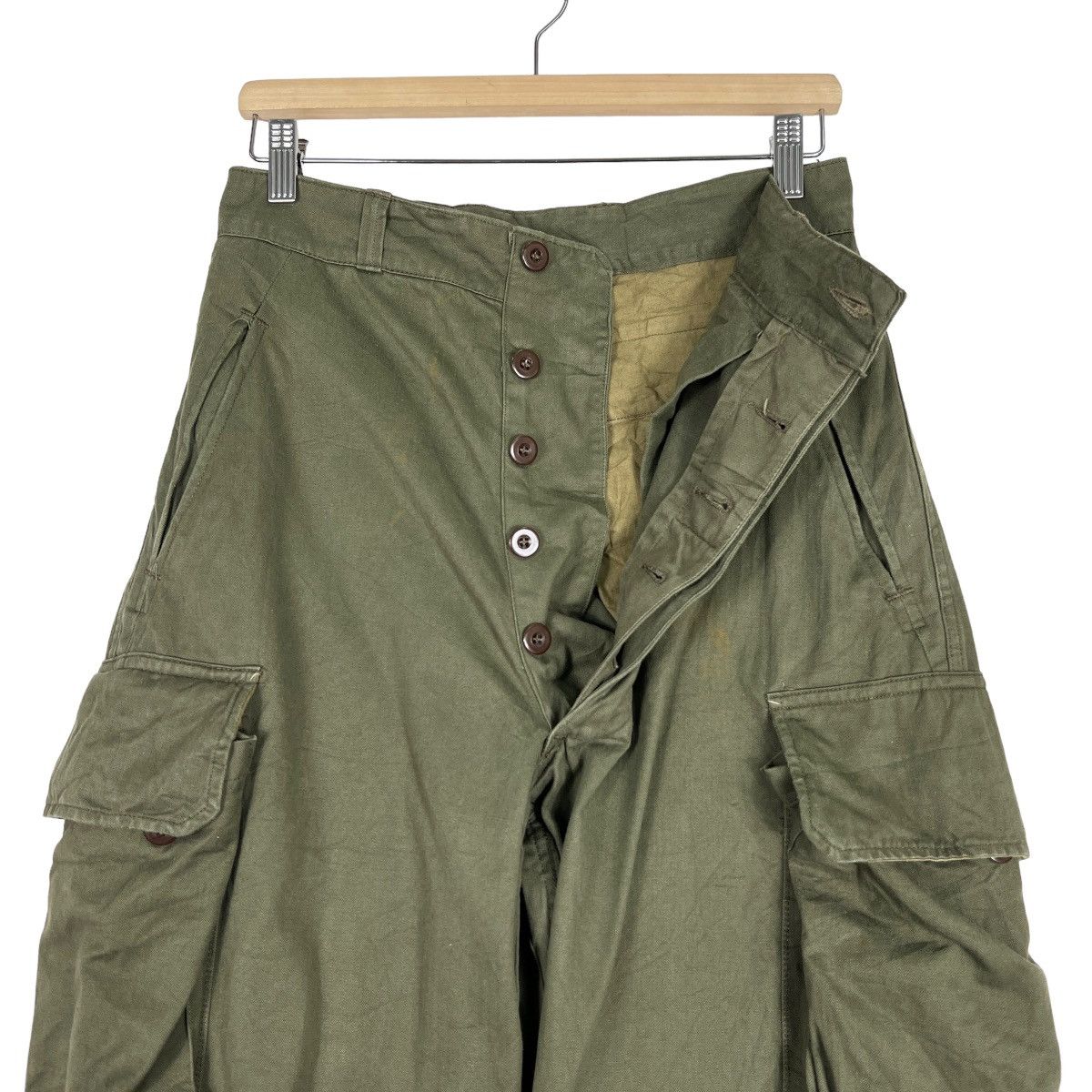 Vintage 🔥 VINTAGE MILITARY CARGO HBT PANTS Size US 30 / EU 46 - 10 Thumbnail
