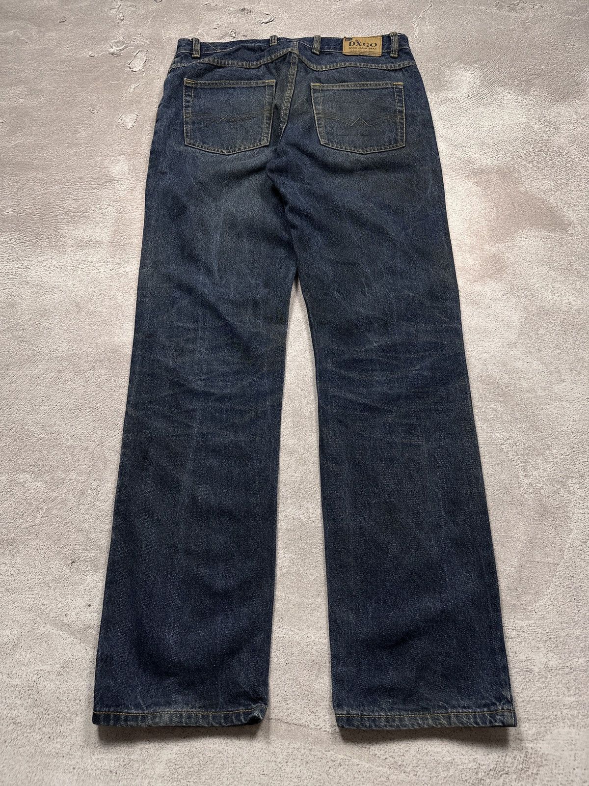 Vintage Vintage Helmut Lang Style Distressed Painted Jeans Denim Size US 34 / EU 50 - 2 Thumbnail