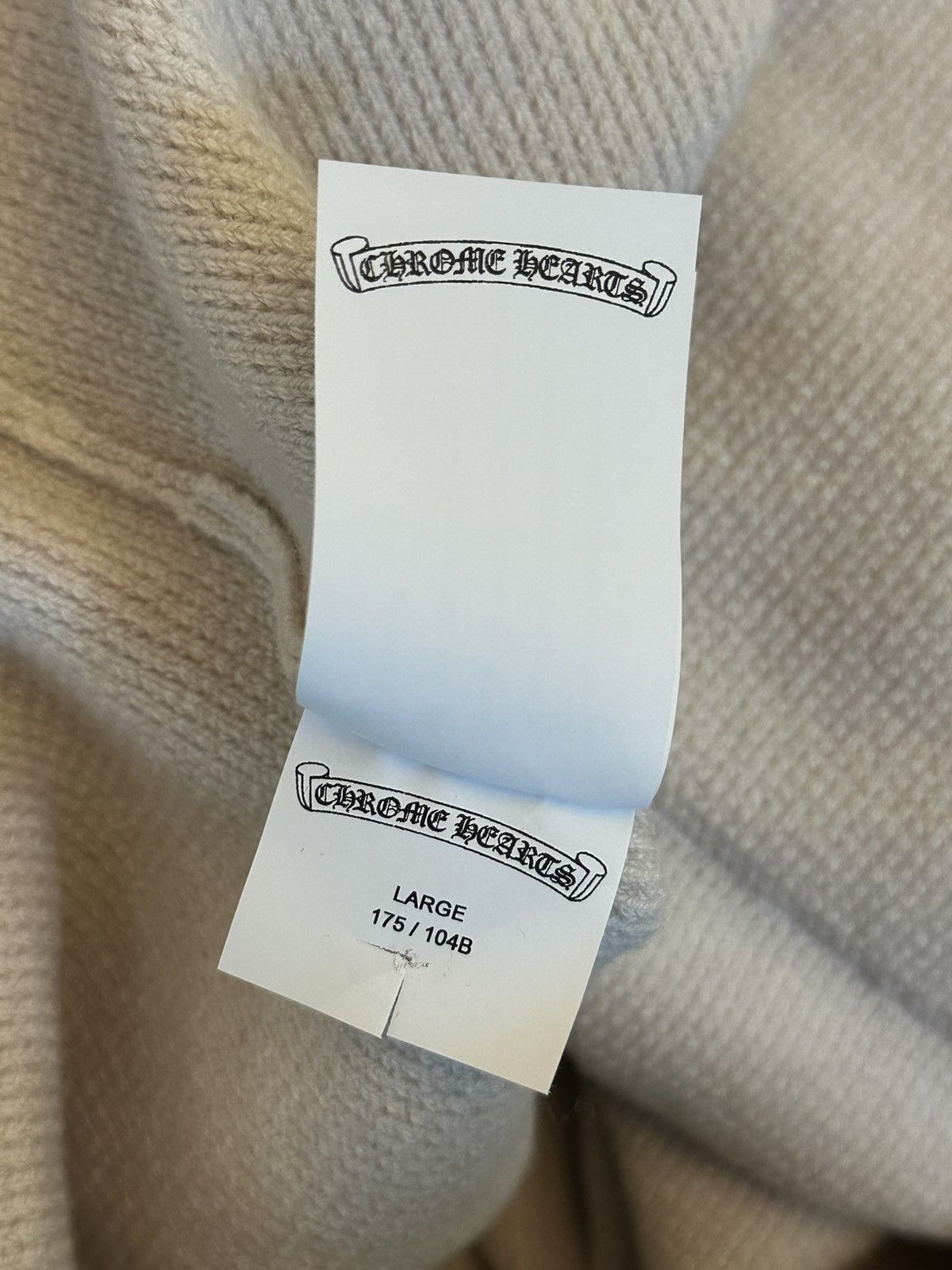 Chrome Hearts CHROME HEARTS THERMAL EMBROIDERED HOODIE Size US L / EU 52-54 / 3 - 8 Thumbnail