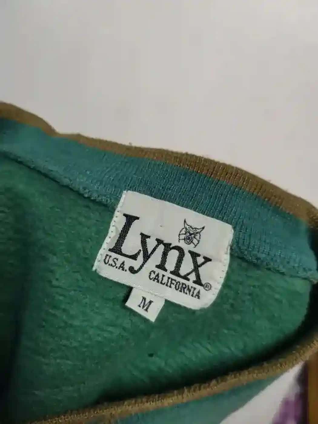 Vintage Vintage Lynx USA California Sweatshirt Size US M / EU 48-50 / 2 - 2 Thumbnail
