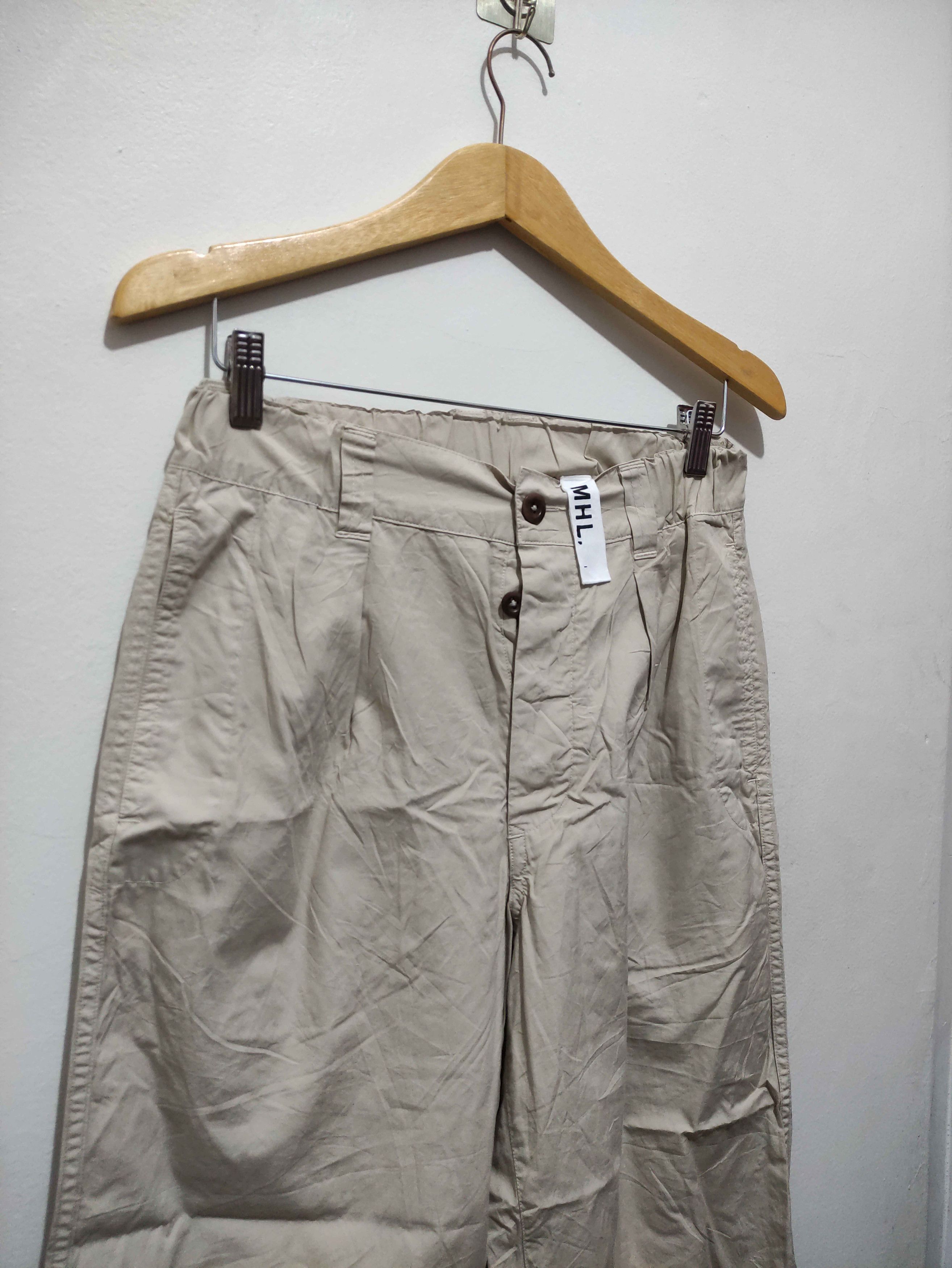 Margaret Howell Margaret Howell Beige Cotton Pants Size 30" / US 8 / IT 44 - 10 Thumbnail