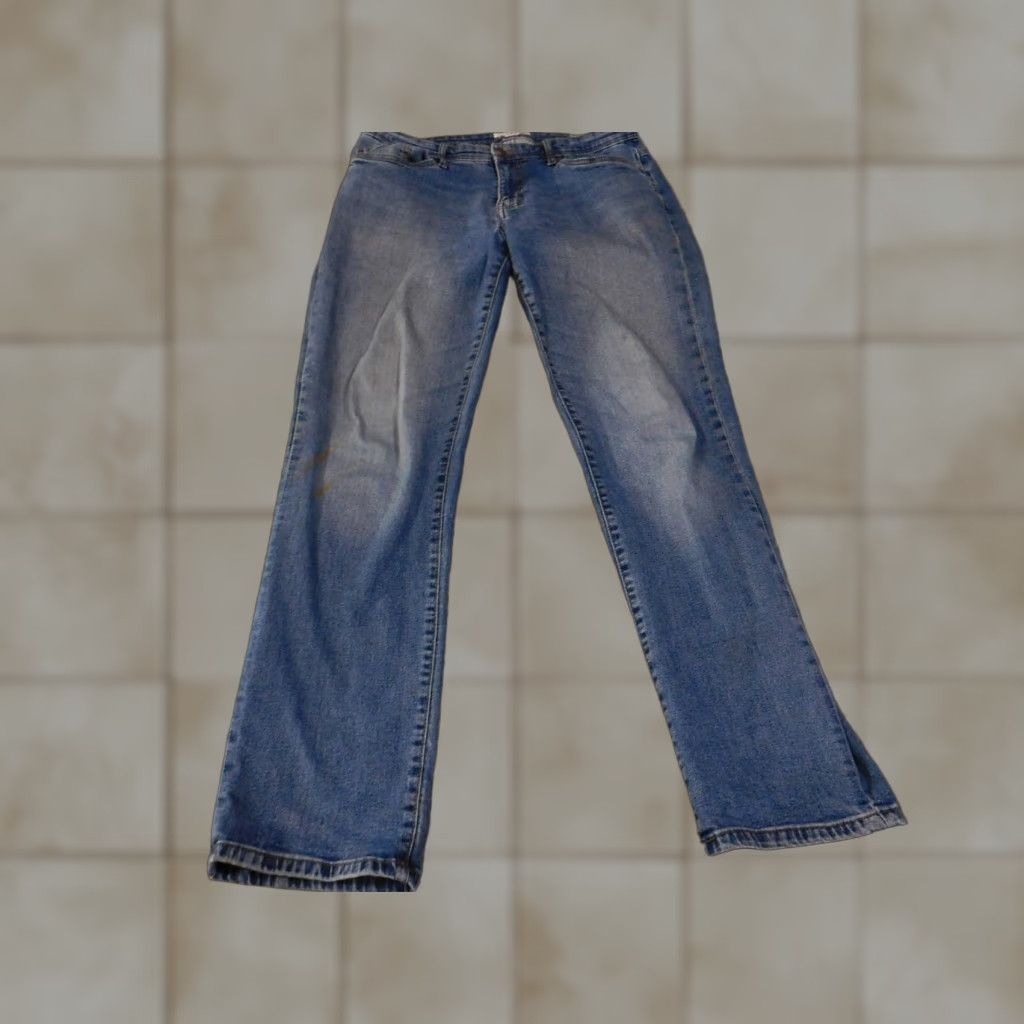 English Laundry English Laundry Jeans Men 34x32 Blue Harrow Straight Fit Distressed Denim 5-Pocket Regular Rise Cowboy Theme Vintage: No Size US 34 / EU 50 - 1 Thumbnail