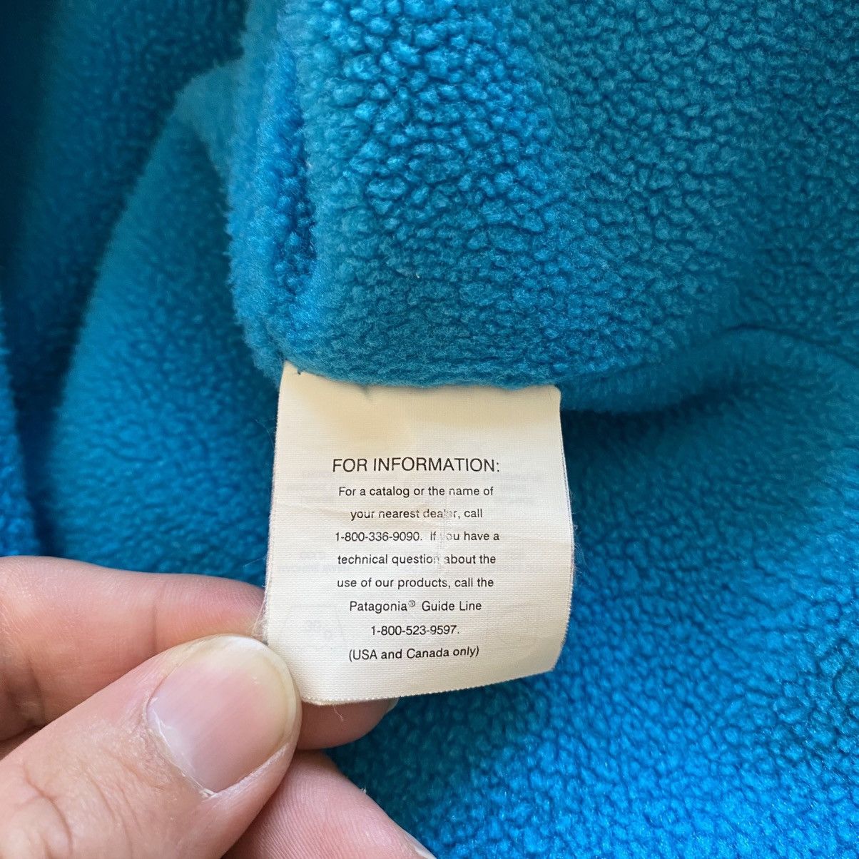 Patagonia Vintage Patagonia Nylon Caplene Fleece Jacket Blue Teal 1980 Size US L / EU 52-54 / 3 - 10 Thumbnail
