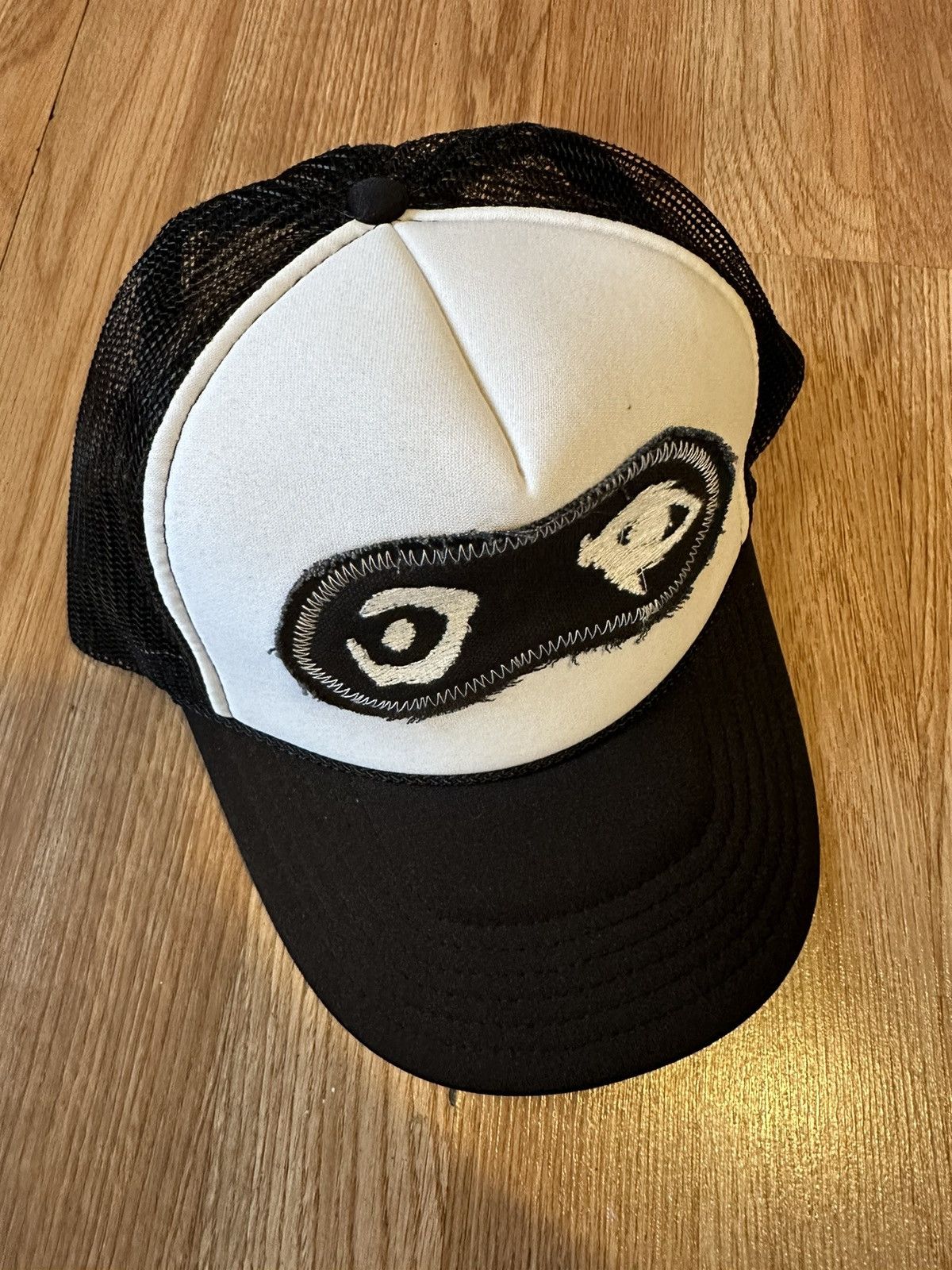 image of Actual Hate Trucker Hat in White, Men's