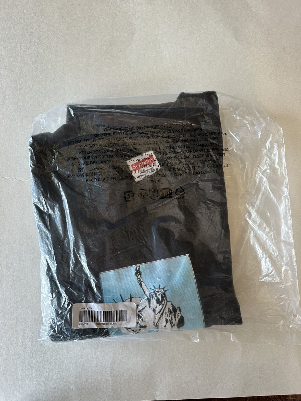 Supreme Supreme Liberty Tee Size US L / EU 52-54 / 3 - 2 Thumbnail