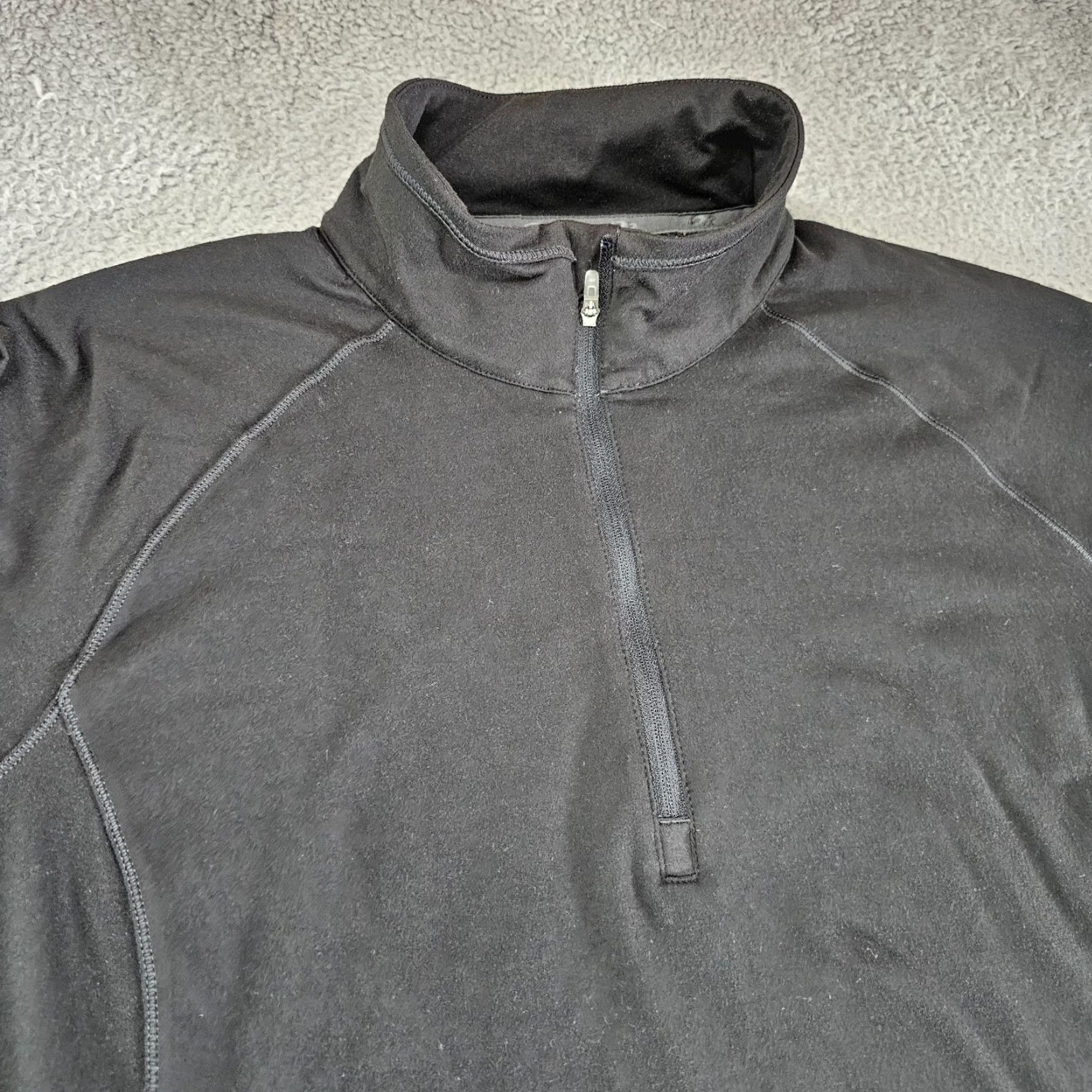 Outdoor Research Outdoor Research Sweater Womens XL Black 1/2 Zip Baselayer Sweatshirt Pullover Activewear Casual Size XL / US 12-14 / IT 48-50 - 2 Thumbnail