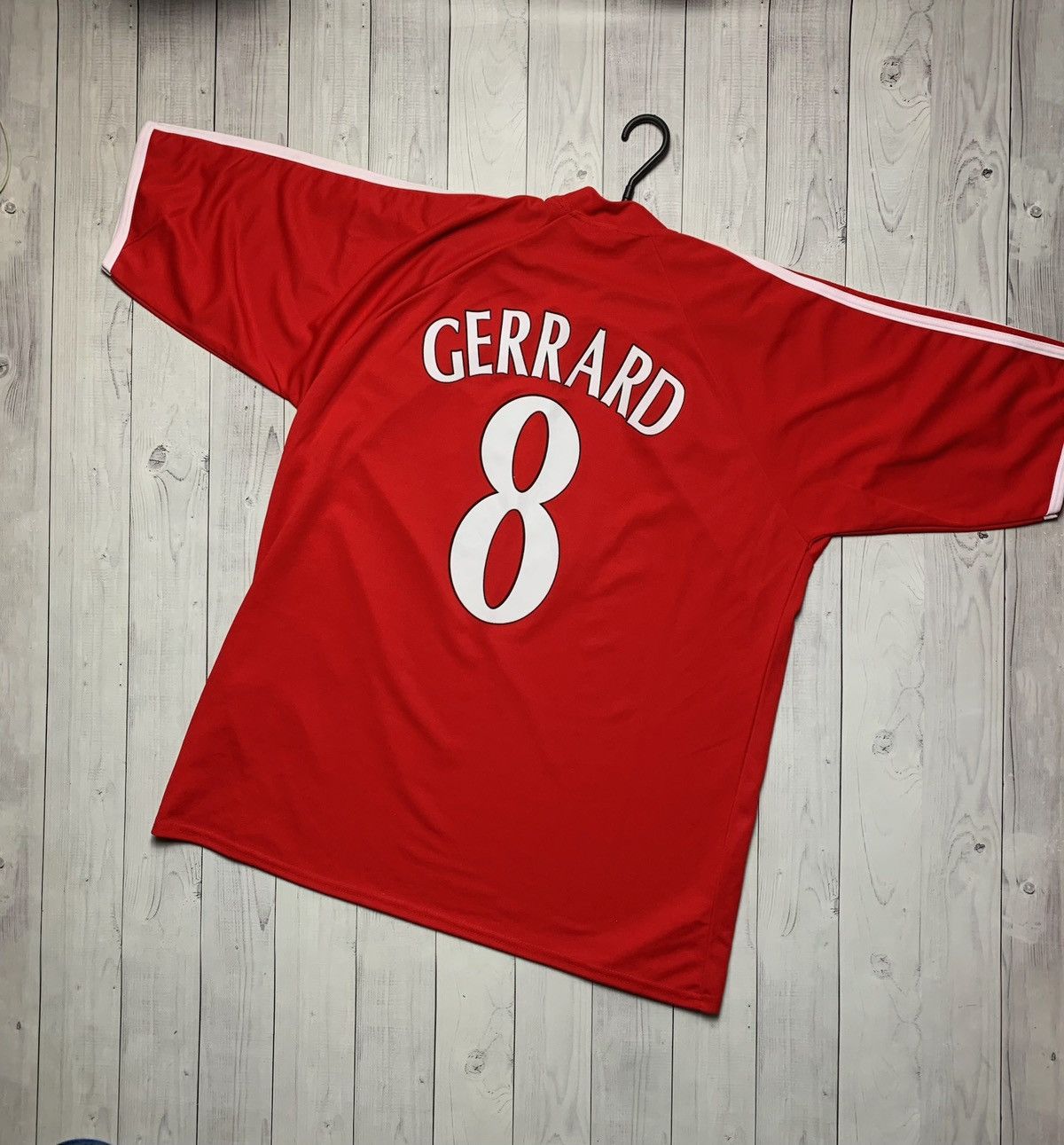 Vintage Vintage 8 Gerrard tee red rare size Xl Size US XL / EU 56 / 4 - 1 Thumbnail