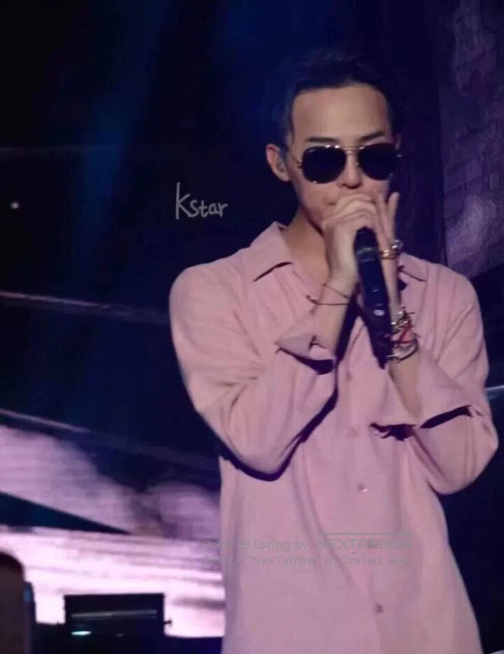 Saint Laurent Paris Pink Grid Pattern Long Sleeve Button-Up Shirt. Size US M / EU 48-50 / 2 - 7 Thumbnail