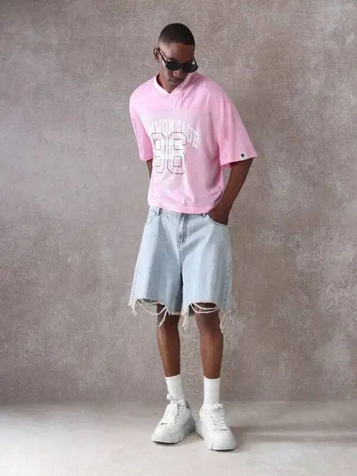 Japanese Brand × Vintage VINTAGE denim jeans shorts distressed Y2K DRIP Size US 32 / EU 48 - 4 Thumbnail