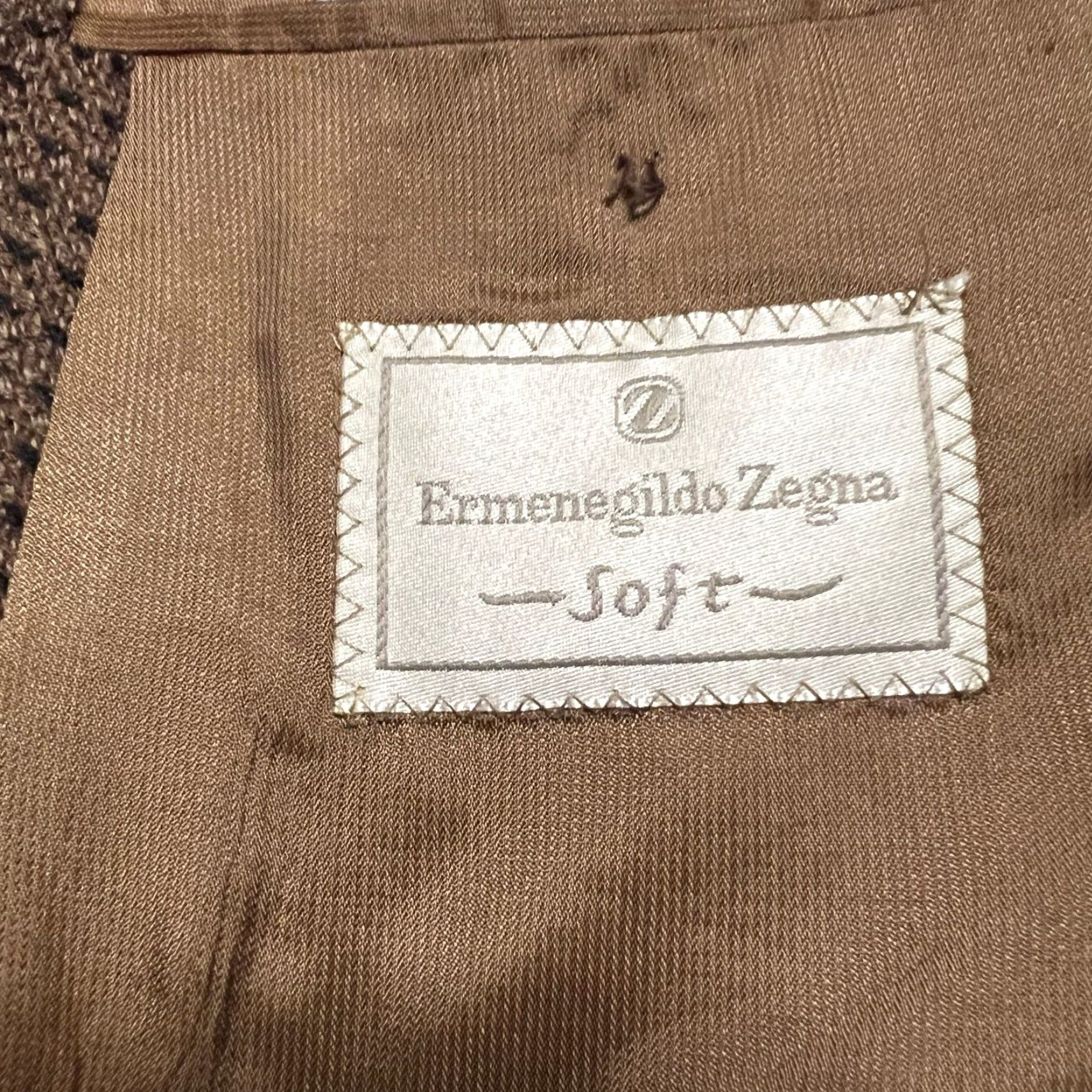 Ermenegildo Zegna Ermenegildo Zegna Blazer Coat Mens 44 Wool Brown US 56 Casual Jacket Blazer Mens 44 Sports Coat Wool Brown Size 44R - 6 Thumbnail