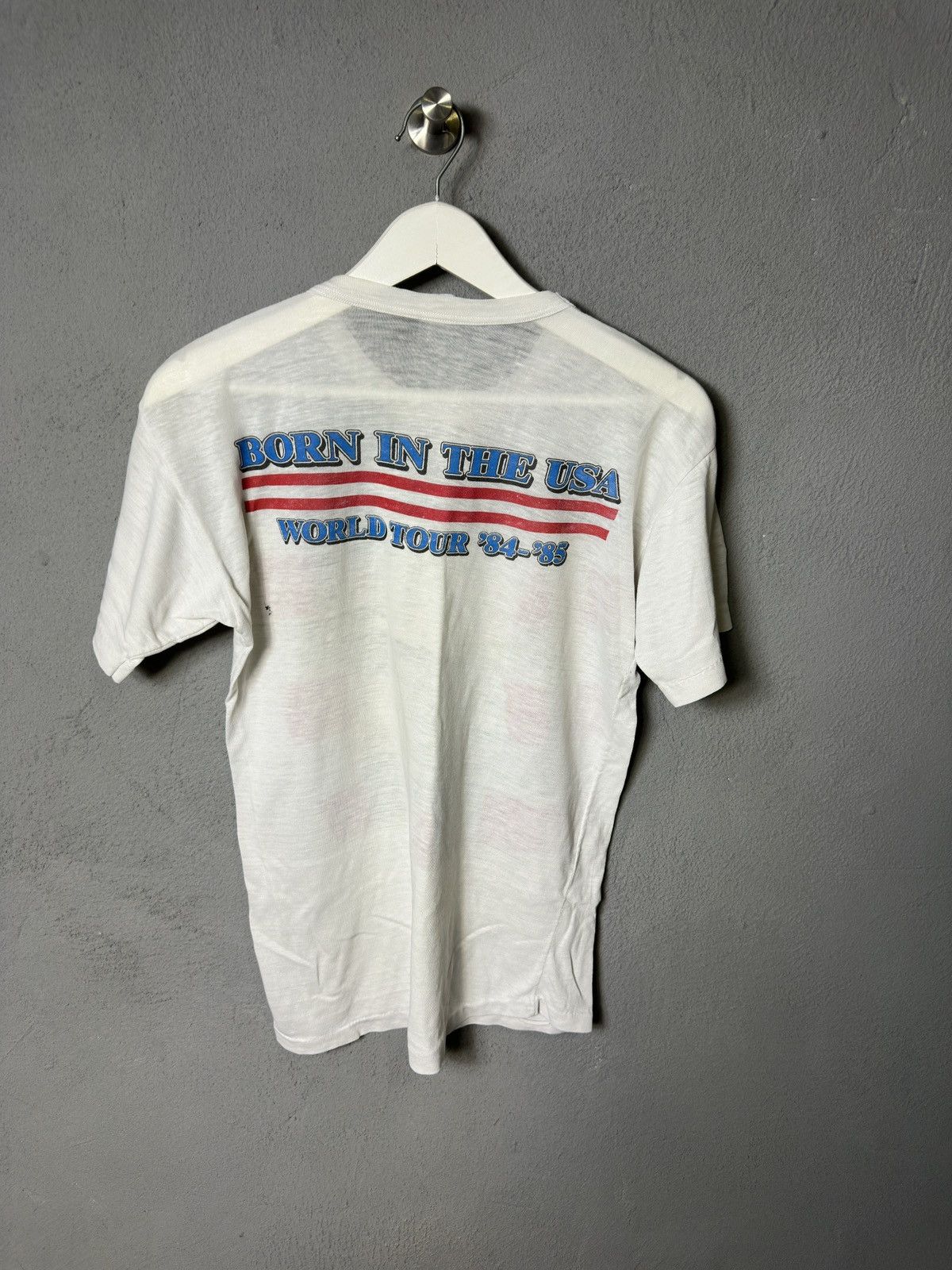 Band Tees × Vintage Vintage 1985 Bruce Springsteen Tour T-Shirt Born in the USA Size US M / EU 48-50 / 2 - 7 Thumbnail
