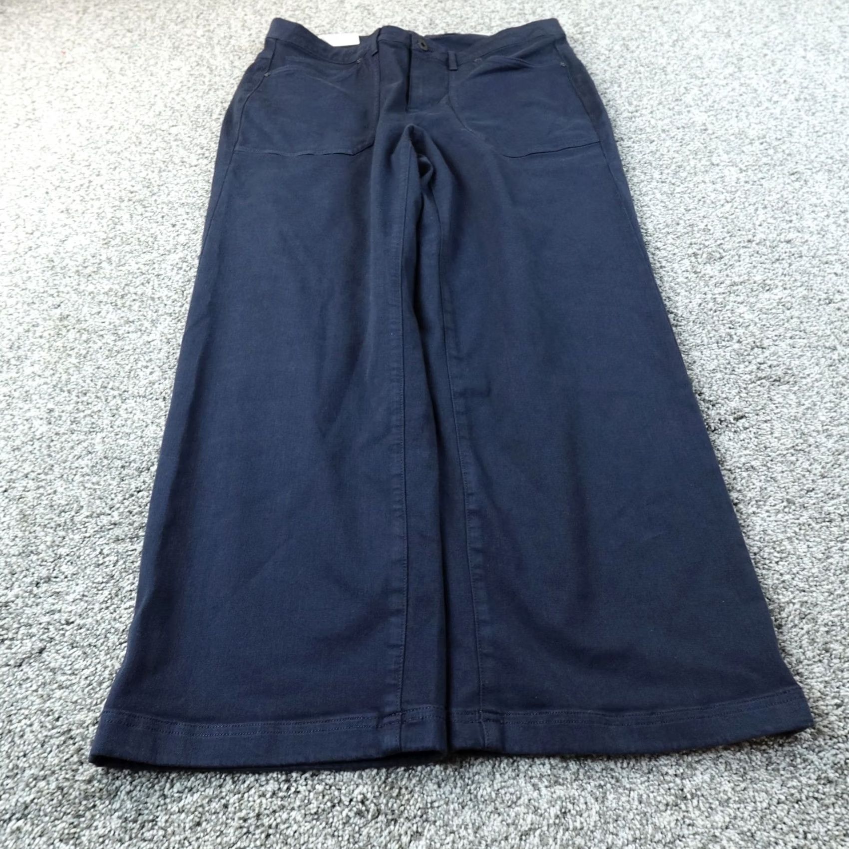 J. Jill J. Jill Jeans Womens 18P Denim High Rise Wide-Leg Baggy Stretch Jeans Blue - 5-Pocket Modern Classic Size 40" / US 18 - 2 Thumbnail