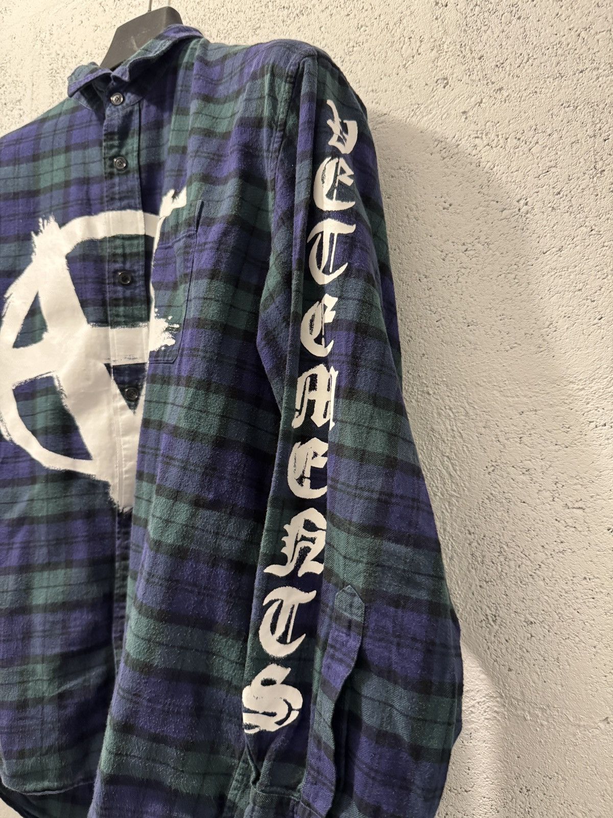 Vetements *RARE* VETEMENTS ANARCHY GOTH FLANNEL SHIRT GVASALIA Size US M / EU 48-50 / 2 - 3 Thumbnail