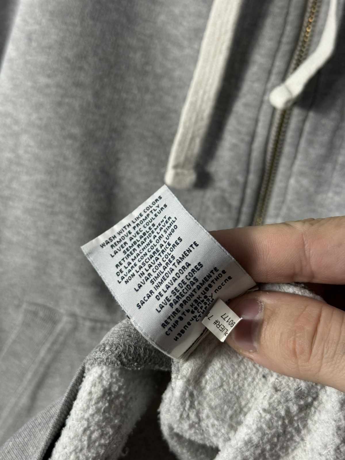 Polo Ralph Lauren Vintage Polo Ralph Lauren Zip Hoodie Grey Pony Logo Full Zip Size US S / EU 44-46 / 1 - 10 Thumbnail