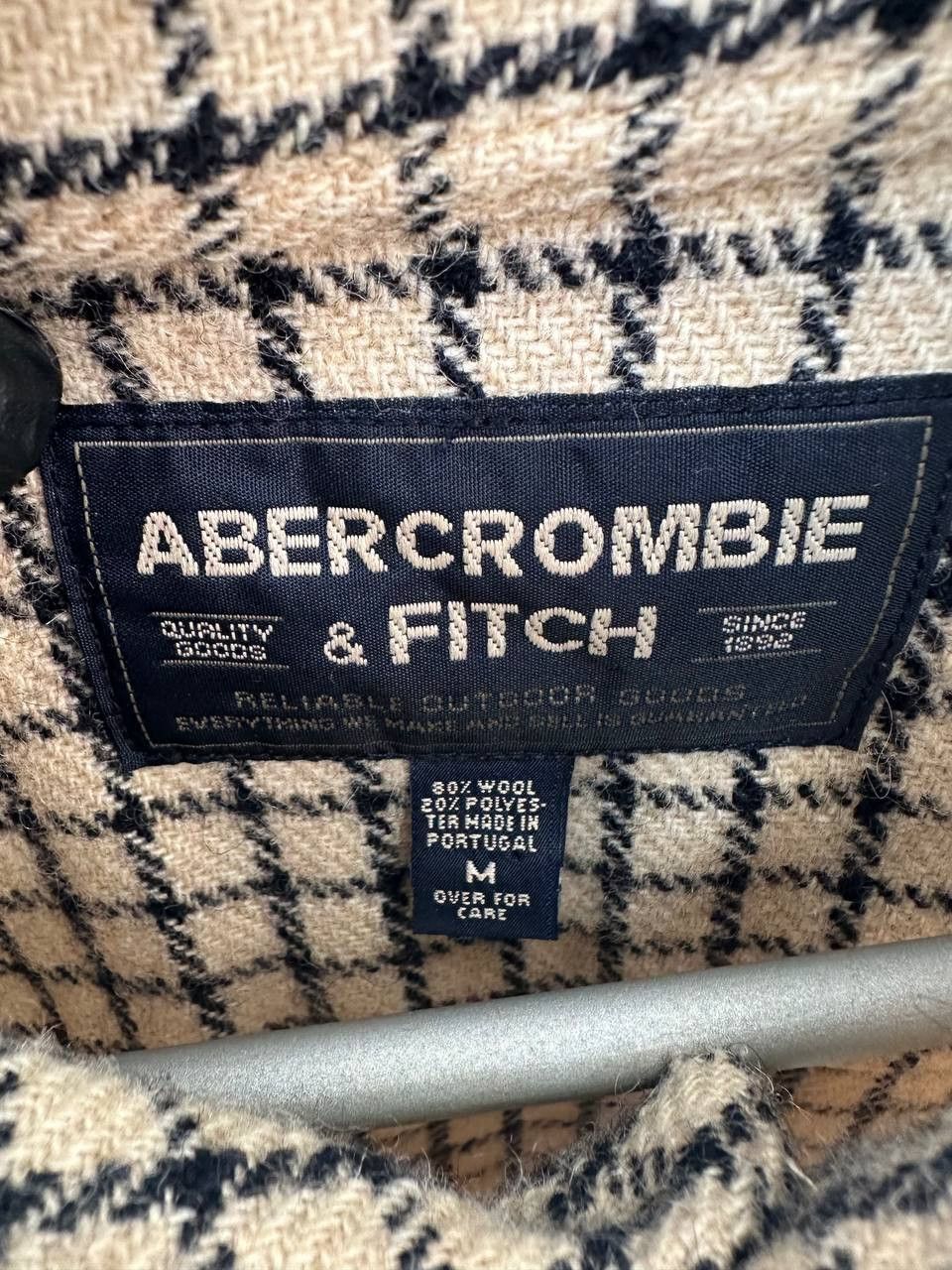 Abercrombie & Fitch × Vintage Abercrombie Fitch Vintage Plaid Overshirt Wool Button Jacket Size US M / EU 48-50 / 2 - 14 Thumbnail