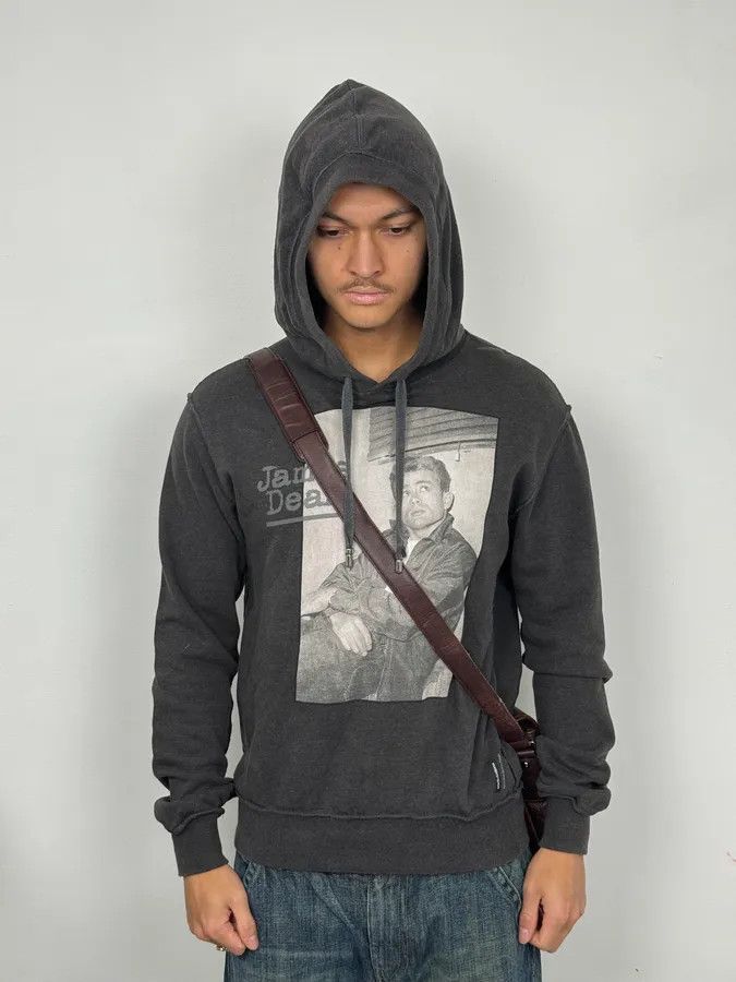 2000s Dolce & Gabbana Black James Dean Hoodie