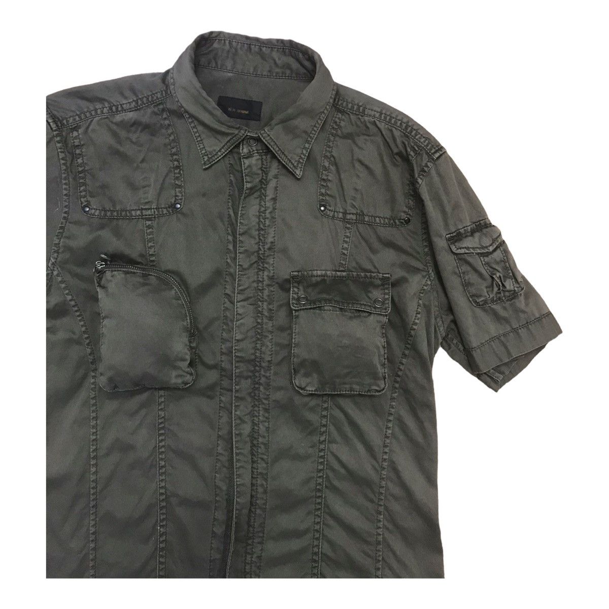 Issey Miyake × Japanese Brand × Tete Homme Tete Homme Issey Miyake Puffy Pocket Jacket Size US S / EU 44-46 / 1 - 3 Thumbnail