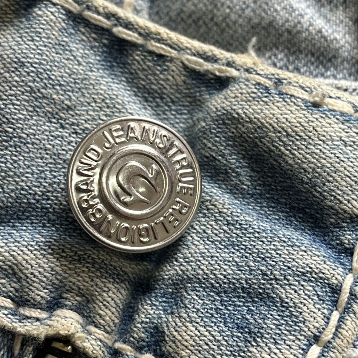 True Religion Thrashed True Religion Denim Jeans Straight Size US 34 / EU 50 - 3 Thumbnail