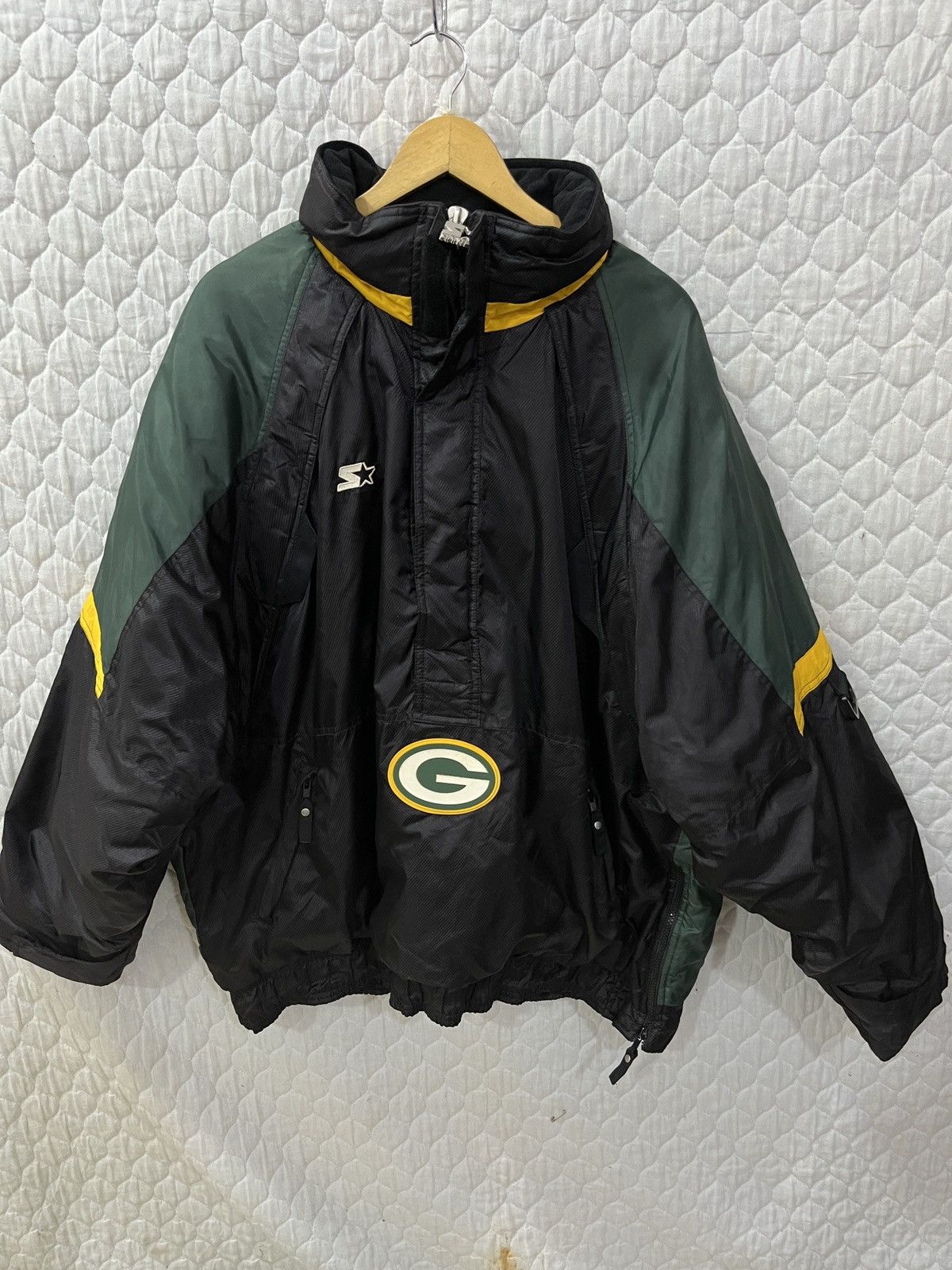 Starter 🔥🔥🔥HYPE STARTER NFL GREEN BAY PACKERS JACKET Size US XXL / EU 58 / 5 - 4 Thumbnail