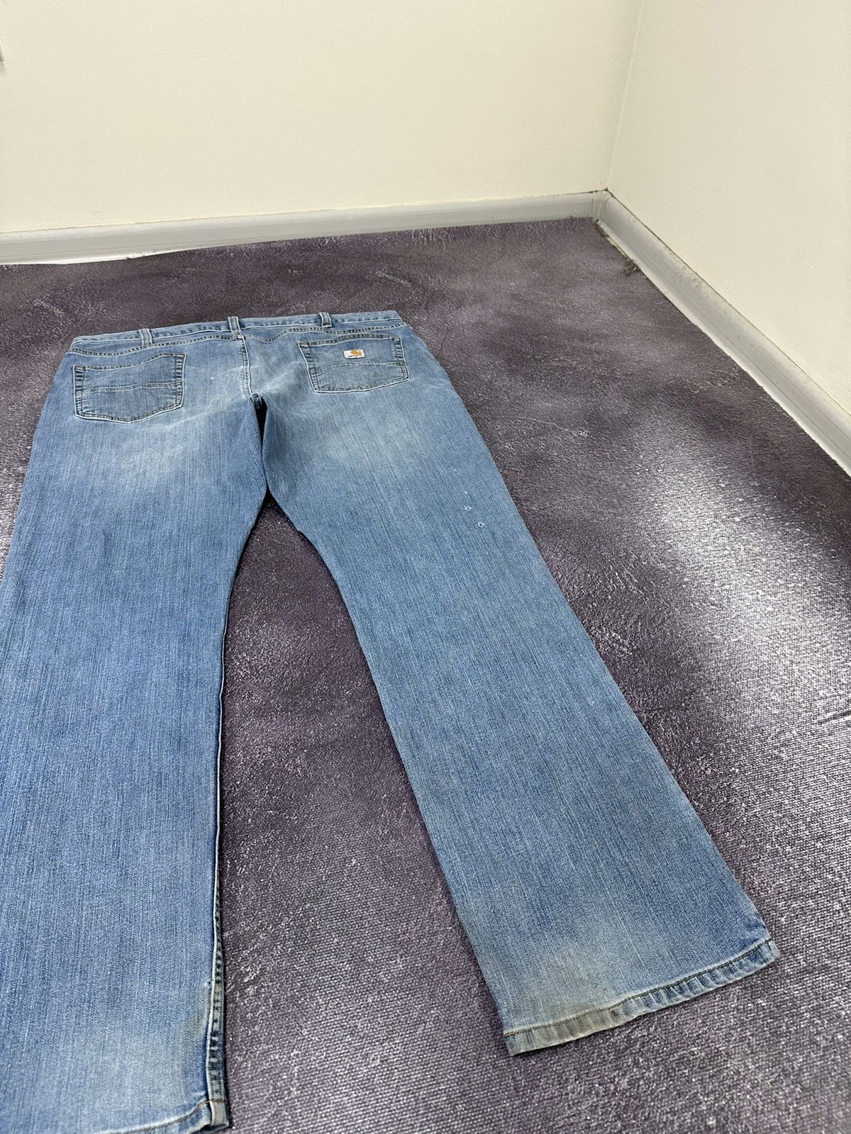 Carhartt Vintage Carhartt Faded Denim USA Baggy Hype Opium Work Jeans Size US 40 / EU 56 - 4 Thumbnail