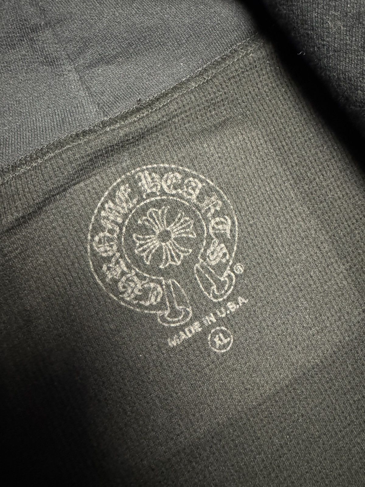 Chrome Hearts Chrome Hearts Thermal Zip Dagger Hoodie (Black/Blue) Size US XL / EU 56 / 4 - 4 Thumbnail