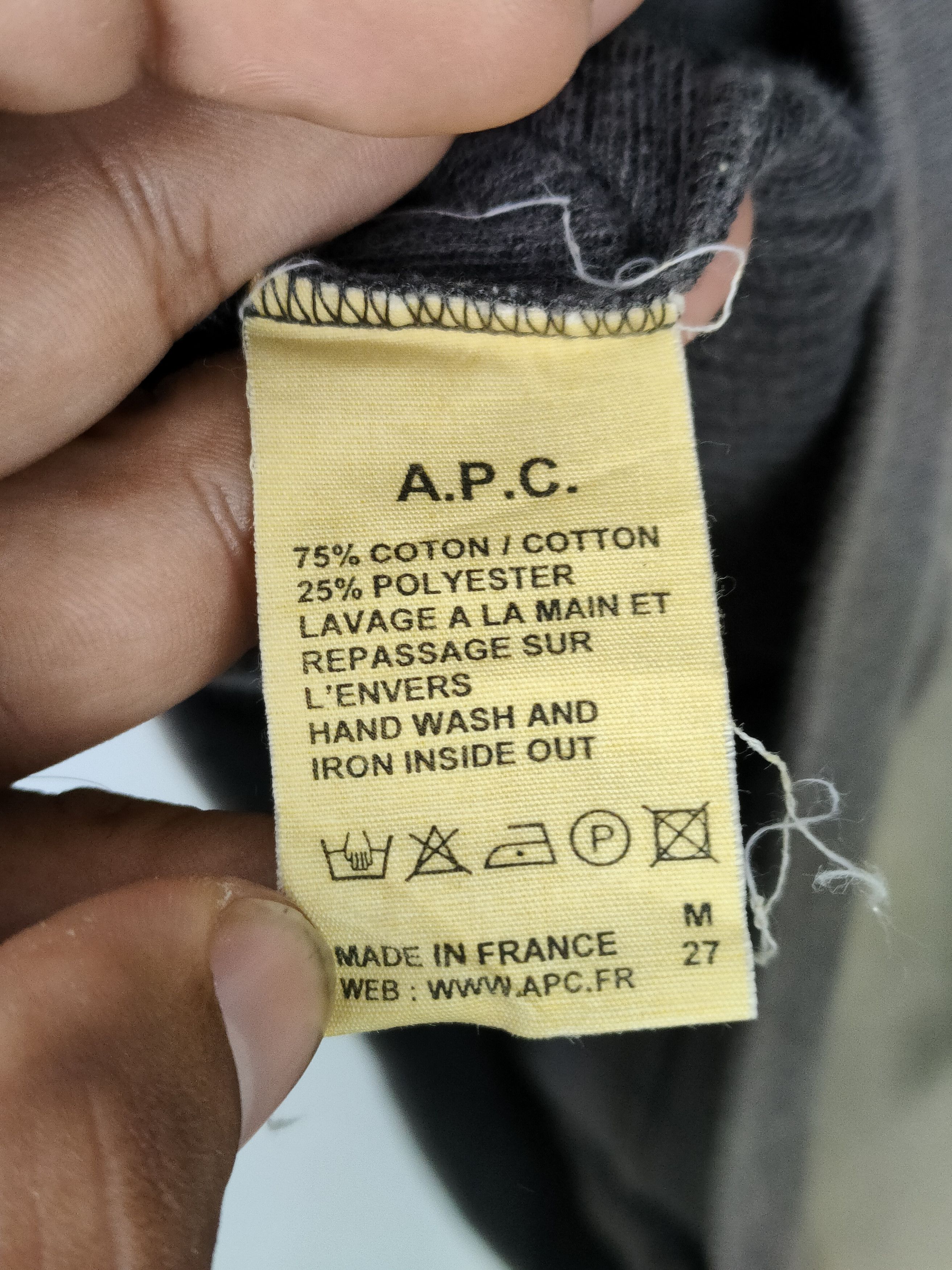A.P.C. × Vintage Vintage A.P.C Zipper Jacket Custom Pocket Size US S / EU 44-46 / 1 - 5 Thumbnail