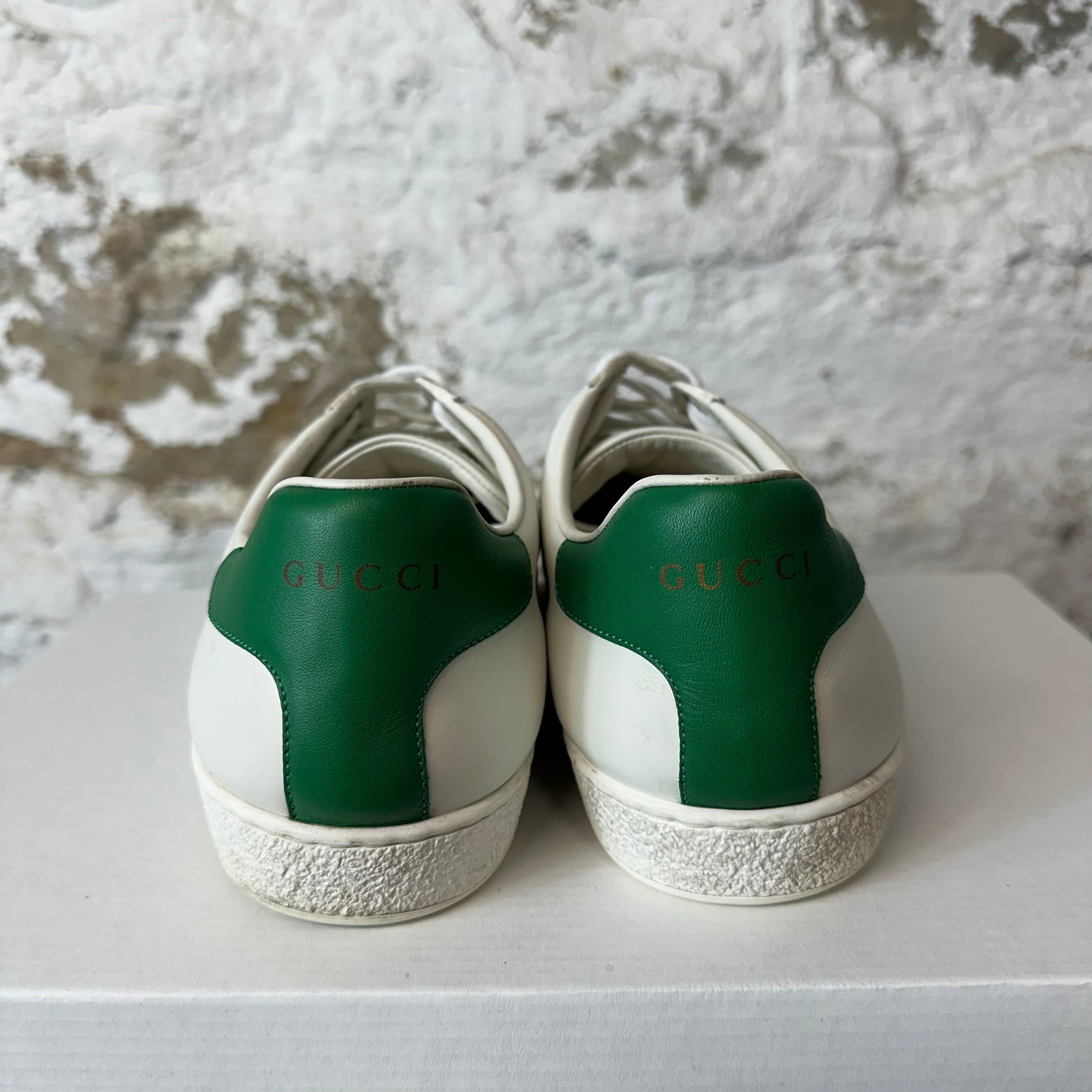 Gucci Gucci Ace Pig Cat White Sneaker Sz 8 Size US 8 / EU 41 - 5 Thumbnail