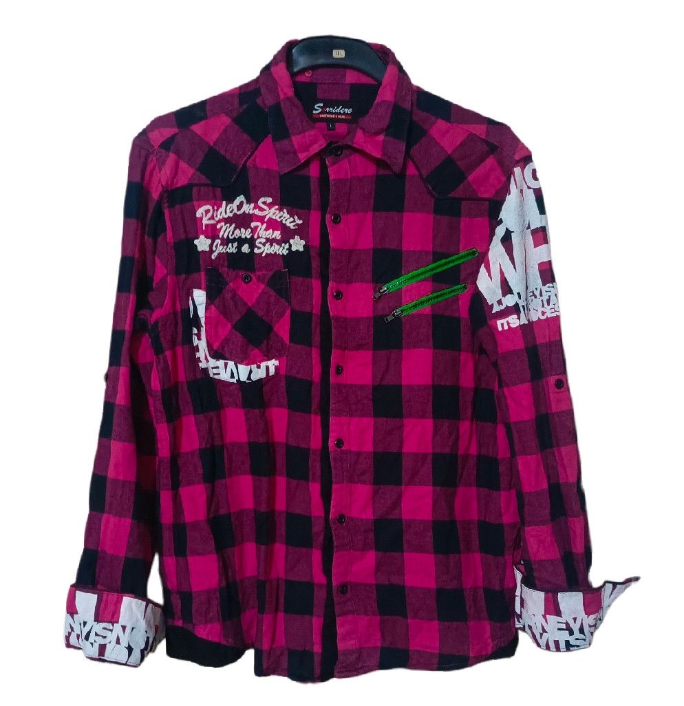 PPFM Y2k Japanese archive Vkei Plaid Shirts Size US L / EU 52-54 / 3 - 1 Thumbnail