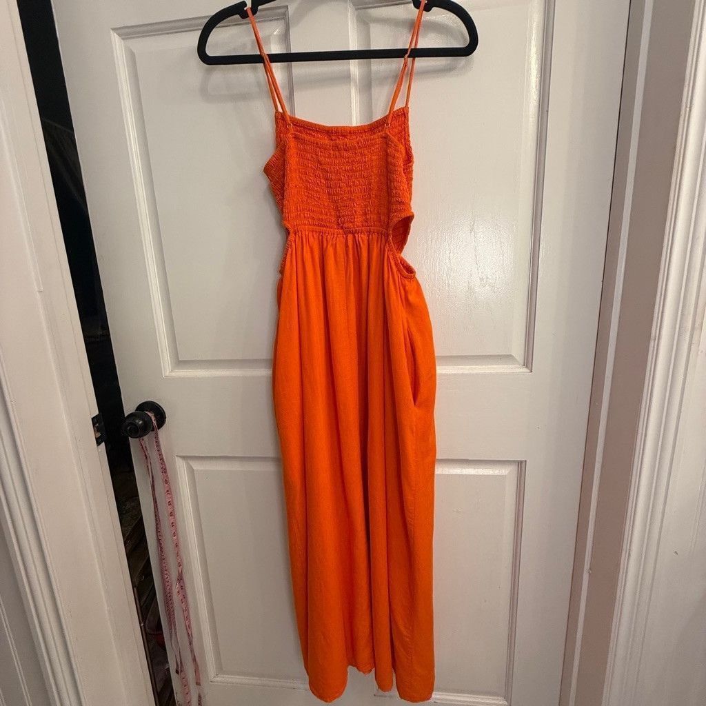 Saltwater Luxe Women's Saltwater Lux Dress, Small, Orange Size S / US 4 / IT 40 - 2 Thumbnail
