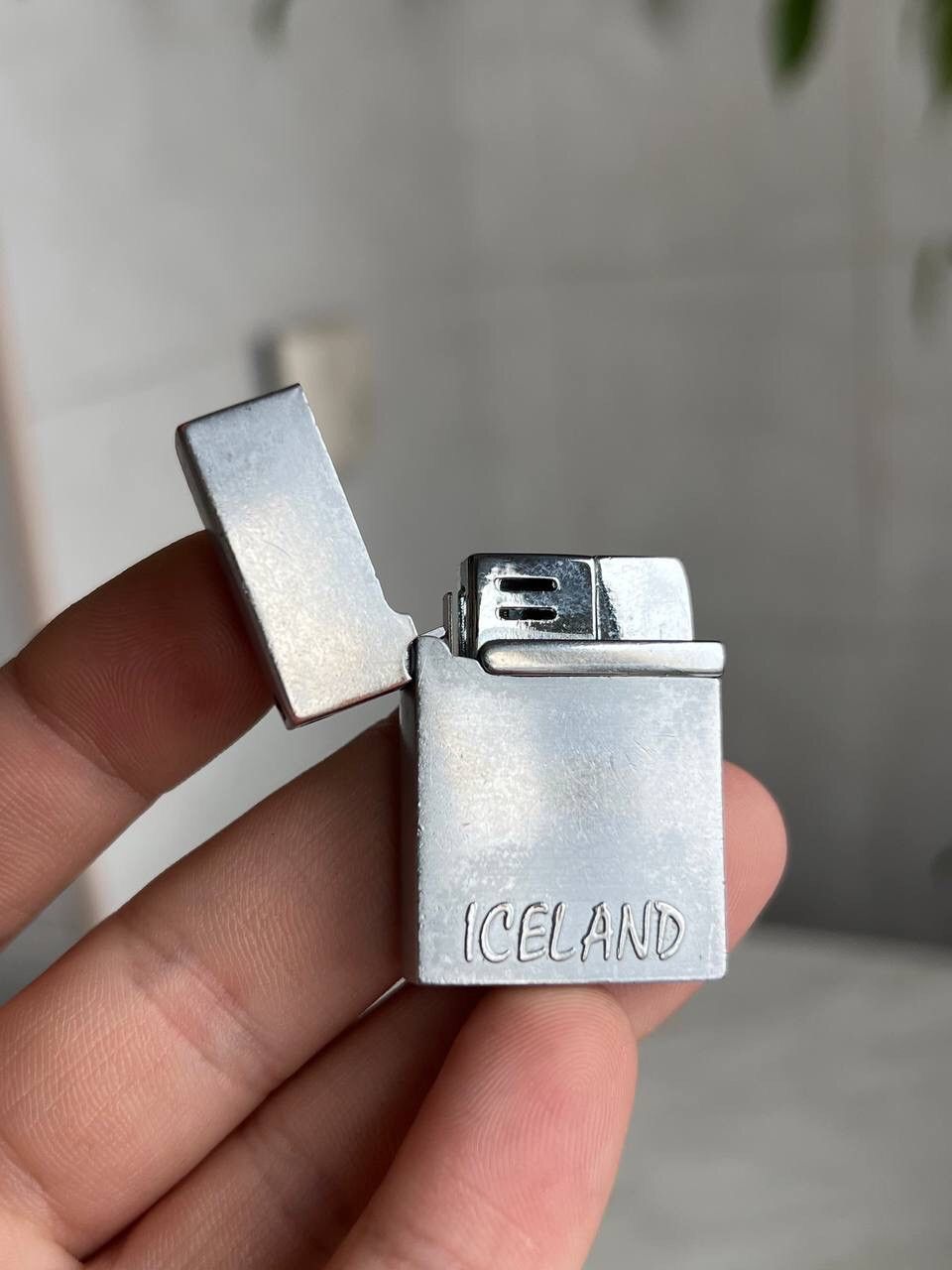Japanese Brand × Vintage Y2K MICRO MINI ELEGANCE ICELAND 2005 GEOMETRIC METAL LIGHTER Size ONE SIZE - 4 Thumbnail