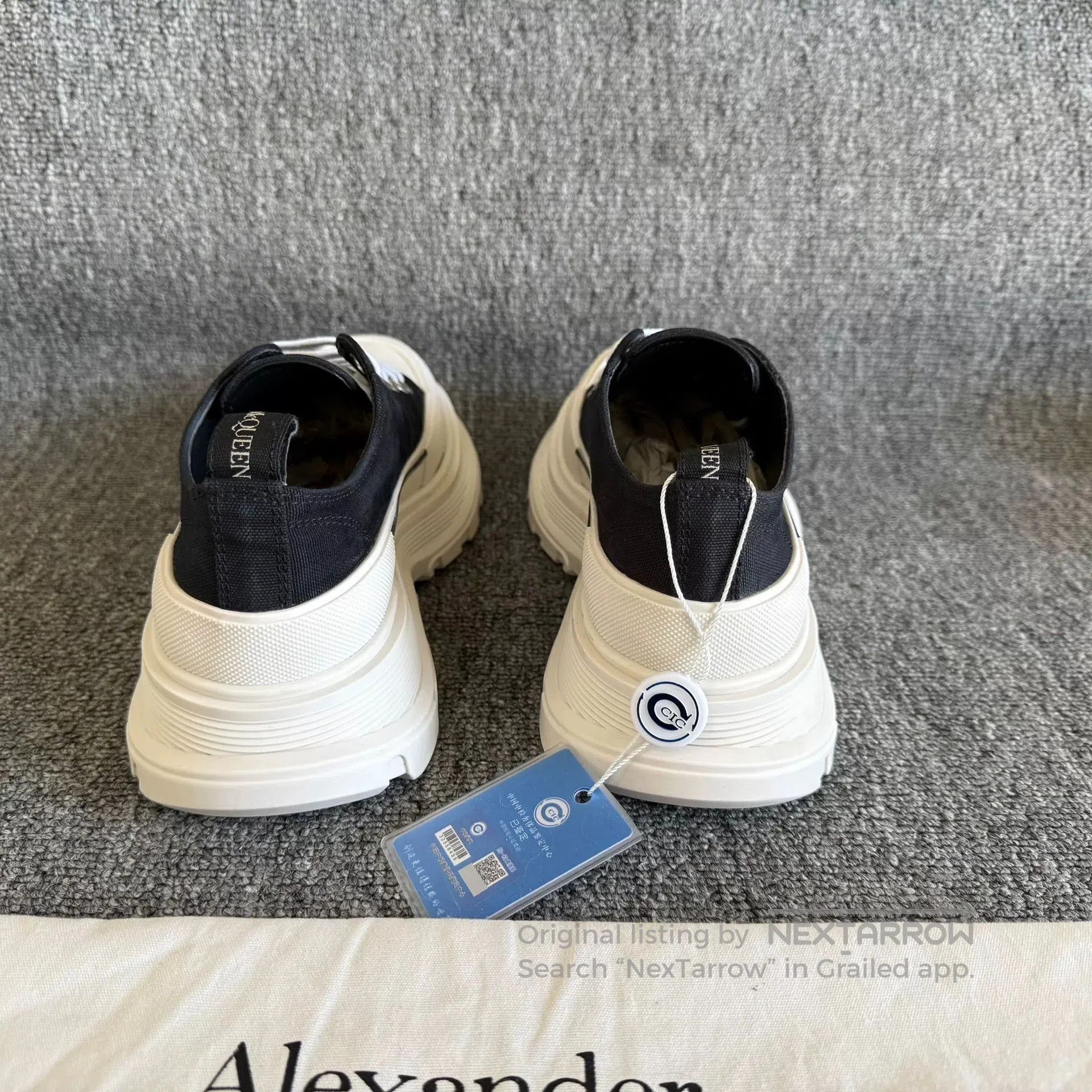 Alexander McQueen Alexander McQueen Platform Canvas Shoes. Size US 6 / IT 36 - 4 Thumbnail