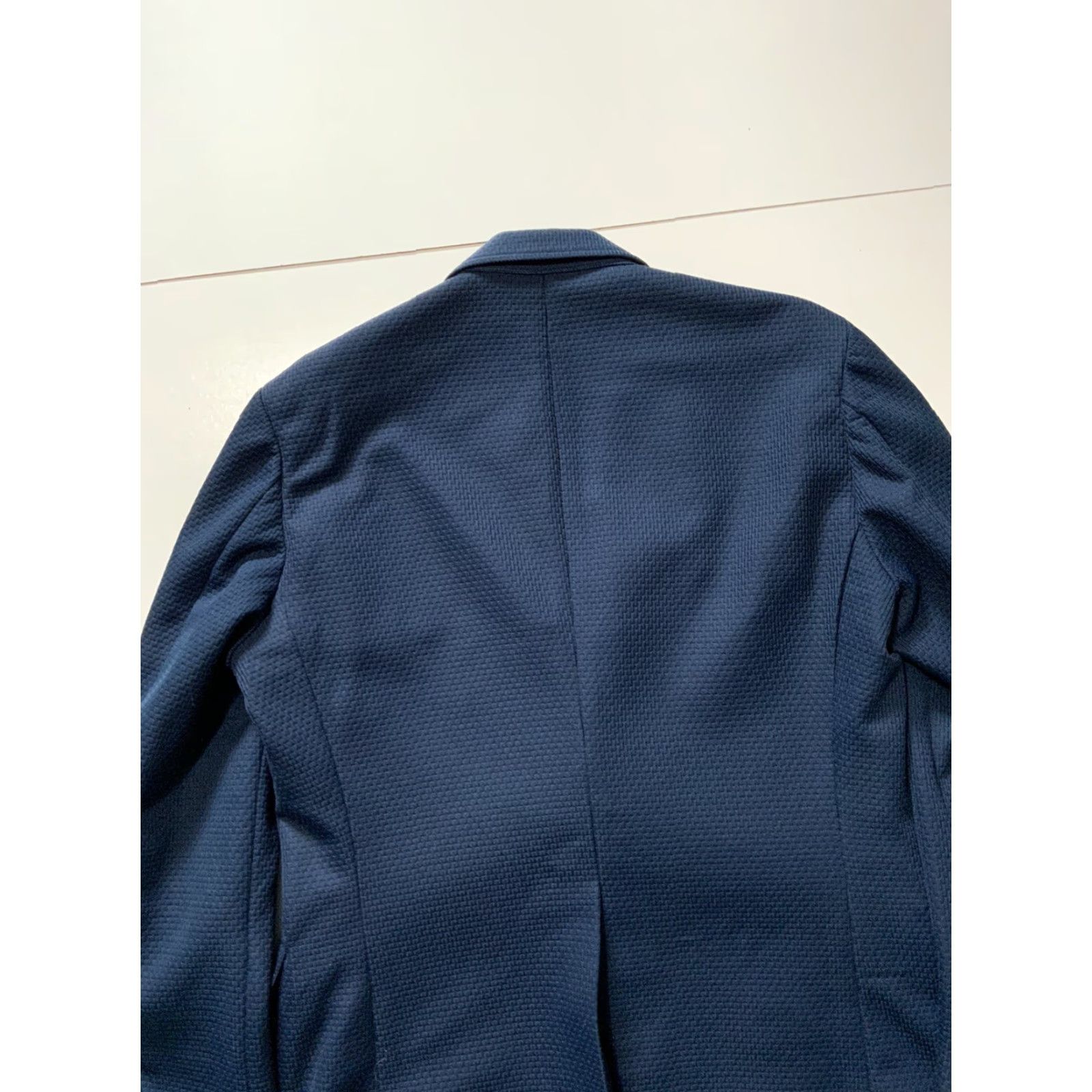 Vintage VINTAGE 70s Matt Andrews Double Knit Polyester Disco Leisure Blazer Jacket Sz. L Size 42R - 6 Thumbnail