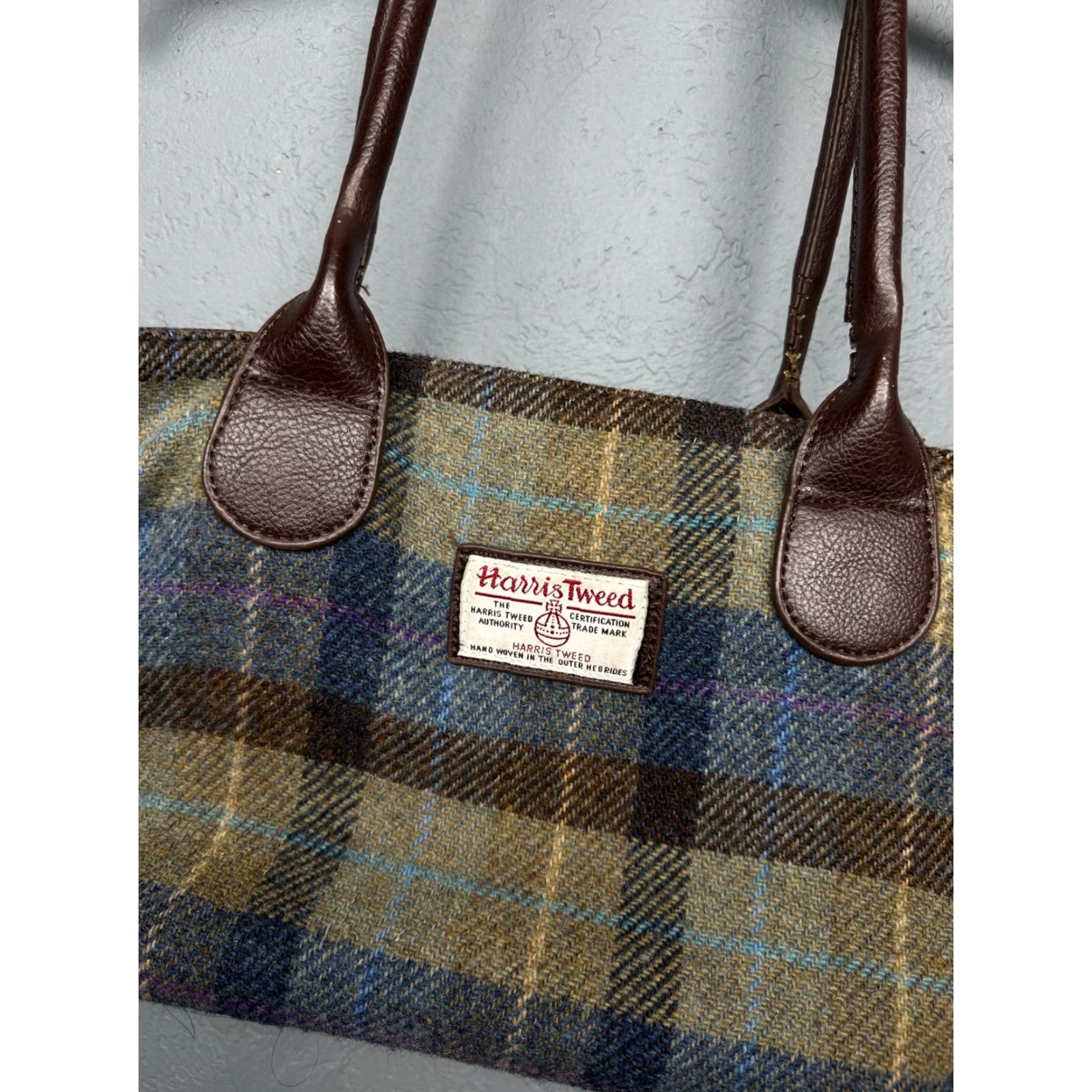 Harris Tweed Harris Tweed Glen Alpin Handbag Wool Multicolor Women's Bag Size ONE SIZE - 3 Thumbnail