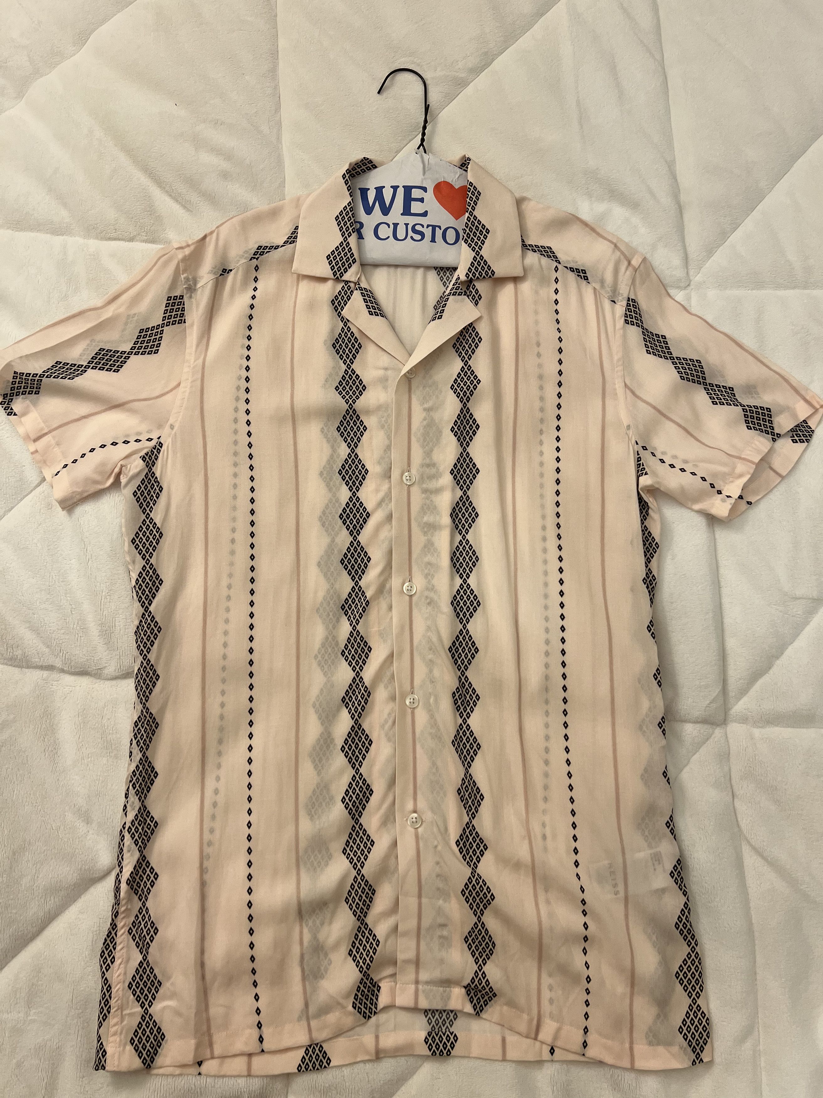 Reiss Classic Cuban Button Down REISS Size US S / EU 44-46 / 1 - 1 Preview