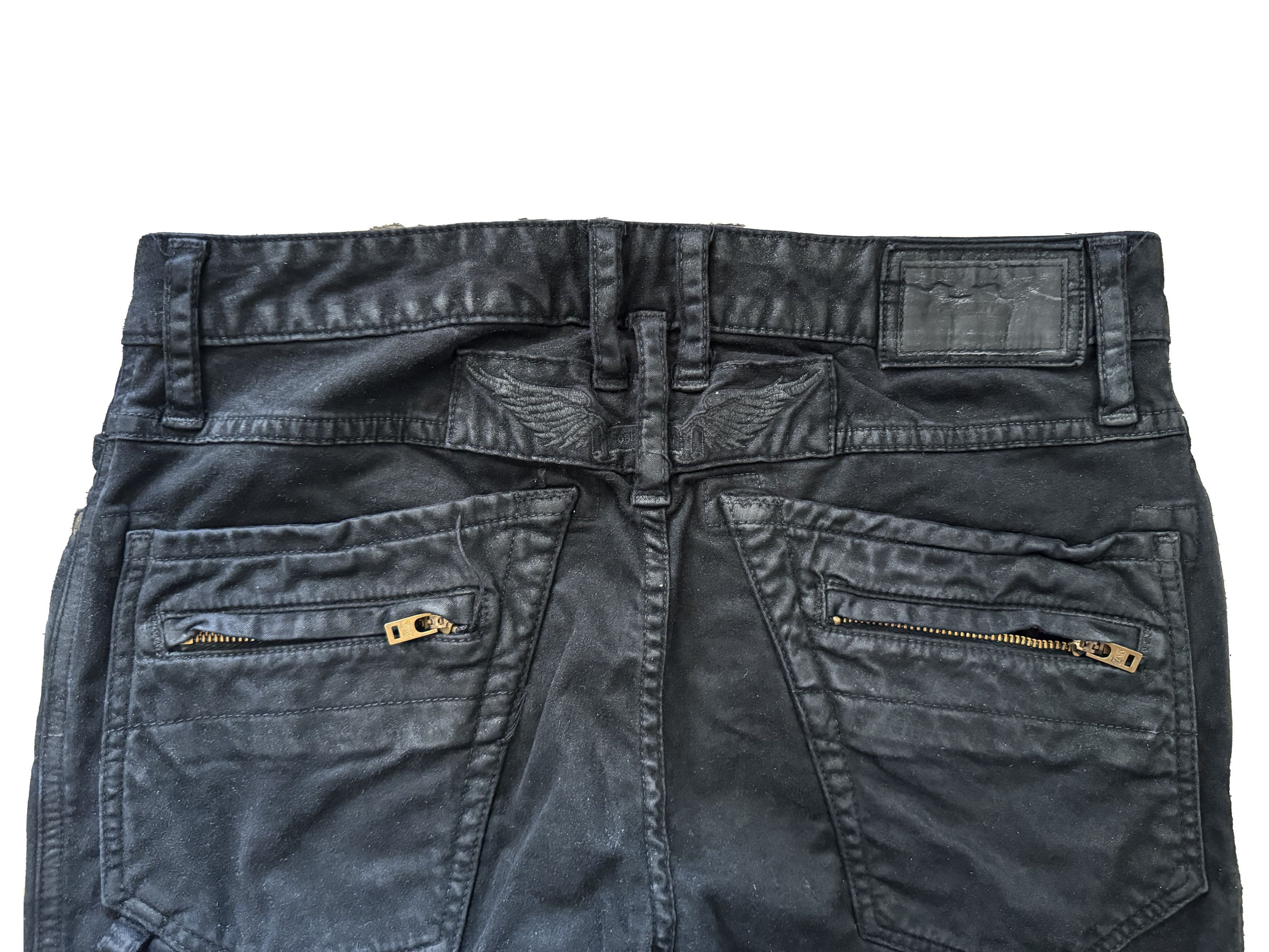 Robins Jeans ROBINS JEANS "MOTARD" ZIP PLEATED KNEE SIZE 30 Size US 30 / EU 46 - 5 Thumbnail