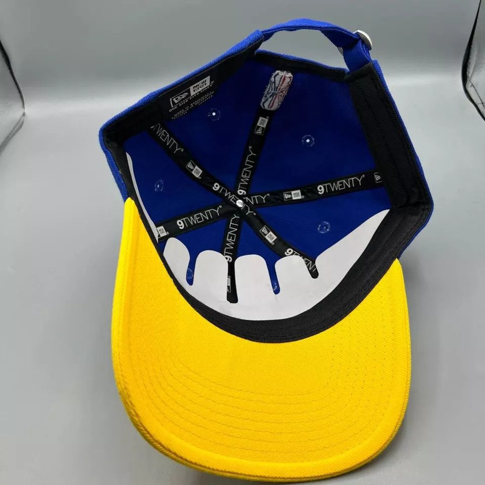 New Era Golden State Warriors GSW Hat Men Blue Strap Back Cap New Size ONE SIZE - 5 Thumbnail