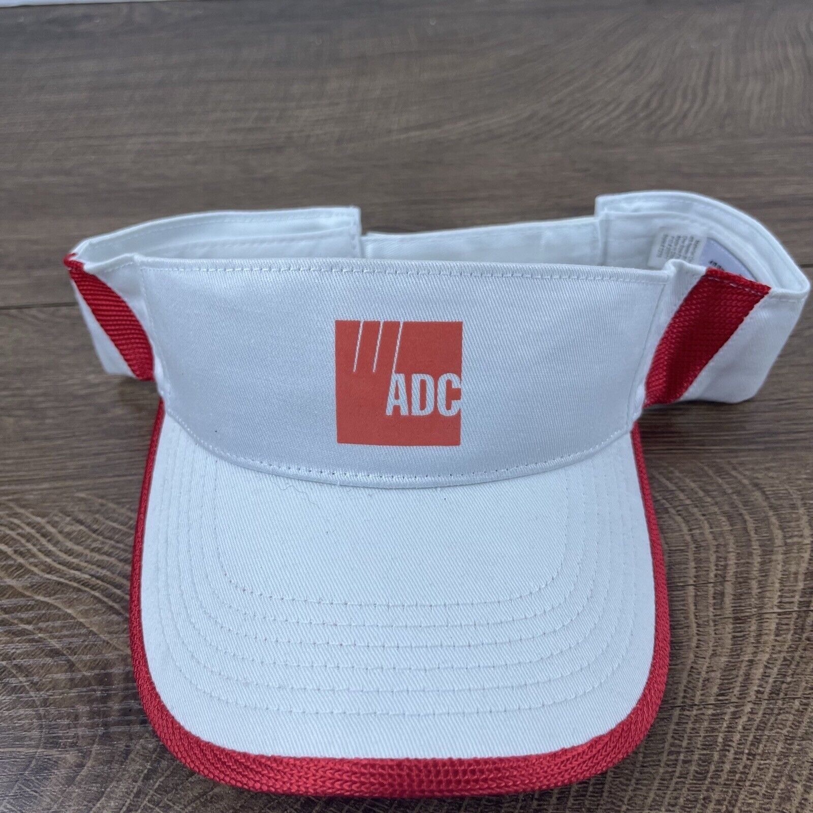 Other ADC W Visor Hat White ADC Cap Hat Adjustable Hat ADC White A Size ONE SIZE - 4 Thumbnail