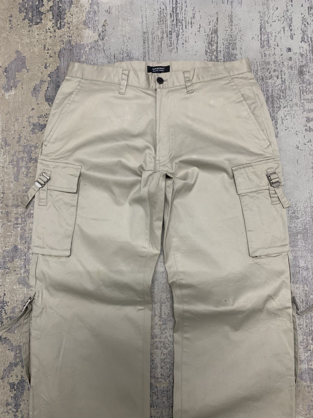 Burberry Burberry Brit Military Utility Beige Cargo Pant 31x33 Size US 31 - 2 Thumbnail