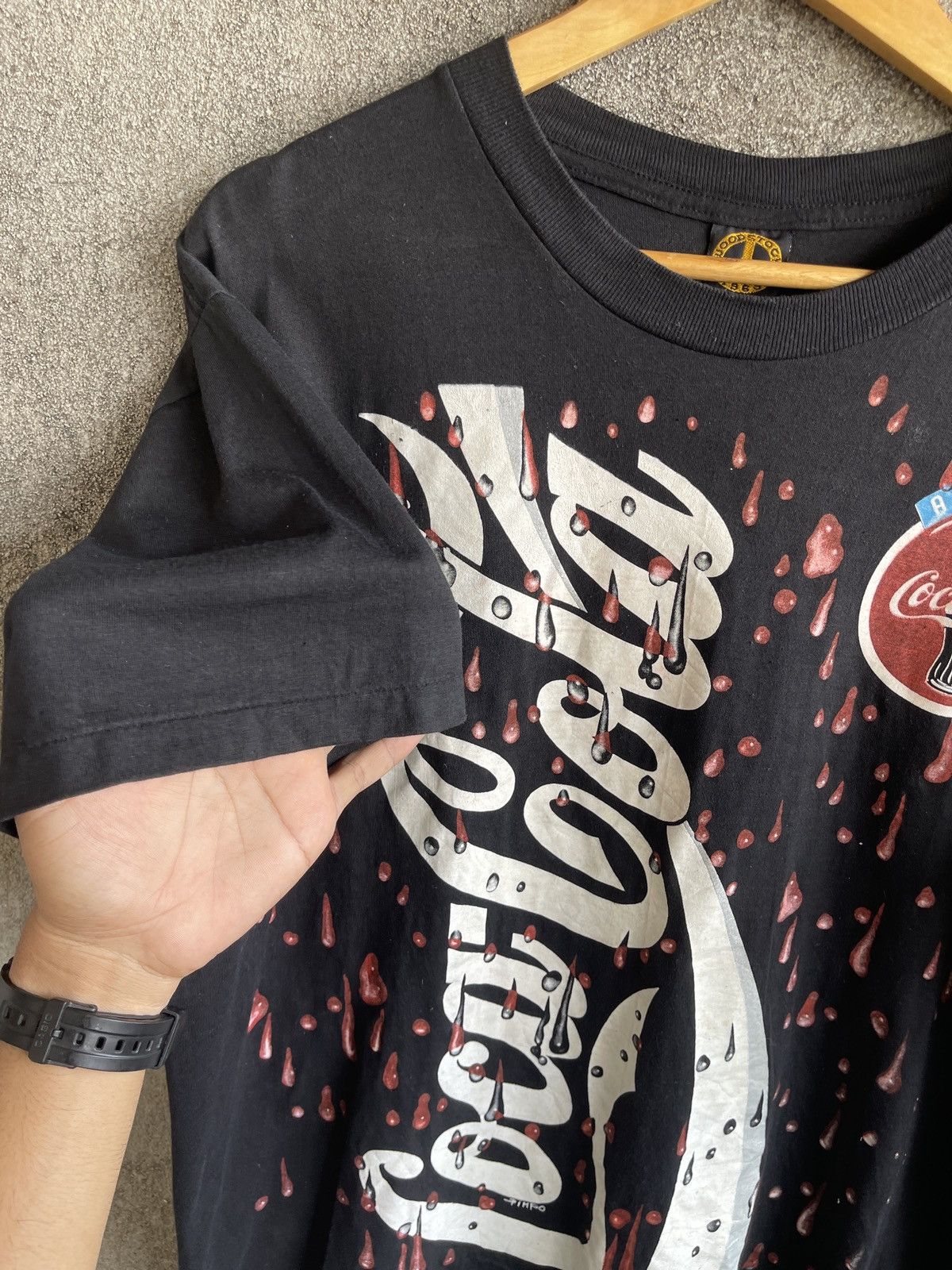 Coca Cola Vintage 90s Thrashed🔥COCA COLA✖️WOODSTOCK🔥AOP Distressed Tee Size US L / EU 52-54 / 3 - 10 Thumbnail