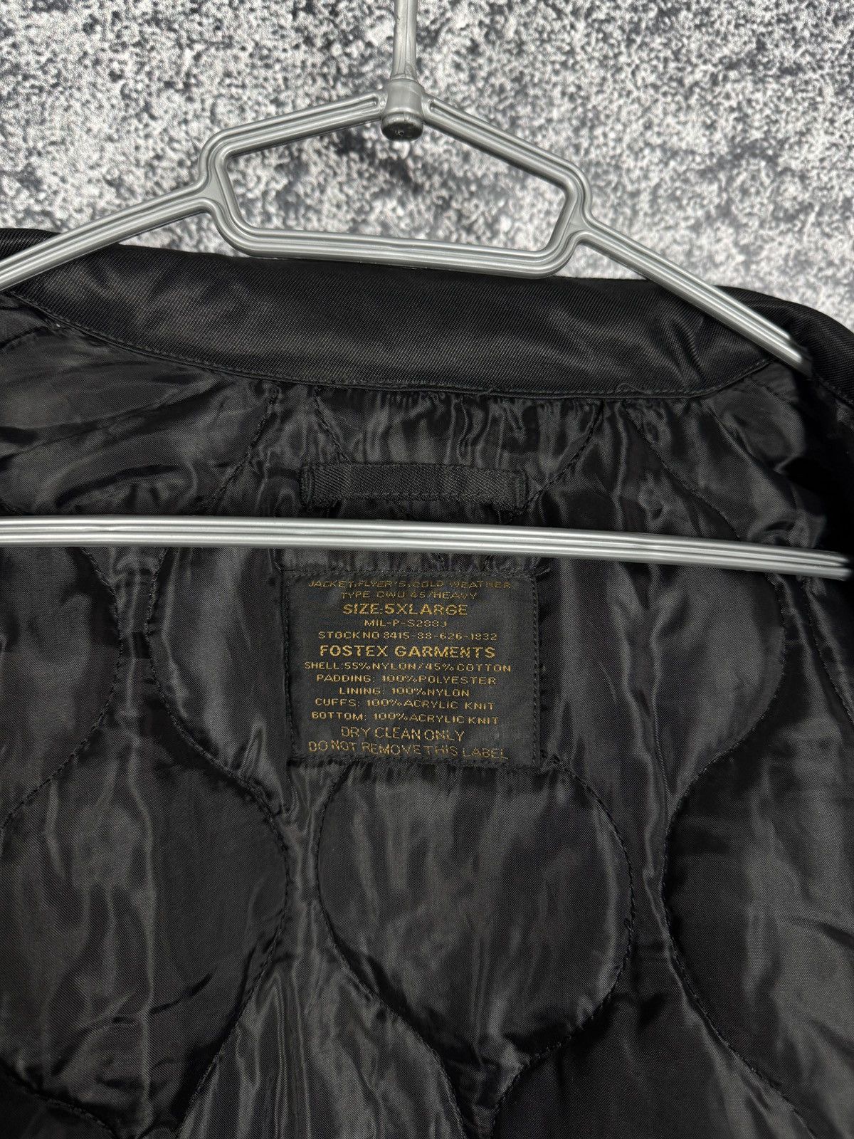 Fostex Garments Men’s Fostex Garment Bomber Jacket Flyer's MA-1 Size 5XL Size US XXL / EU 58 / 5 - 10 Thumbnail