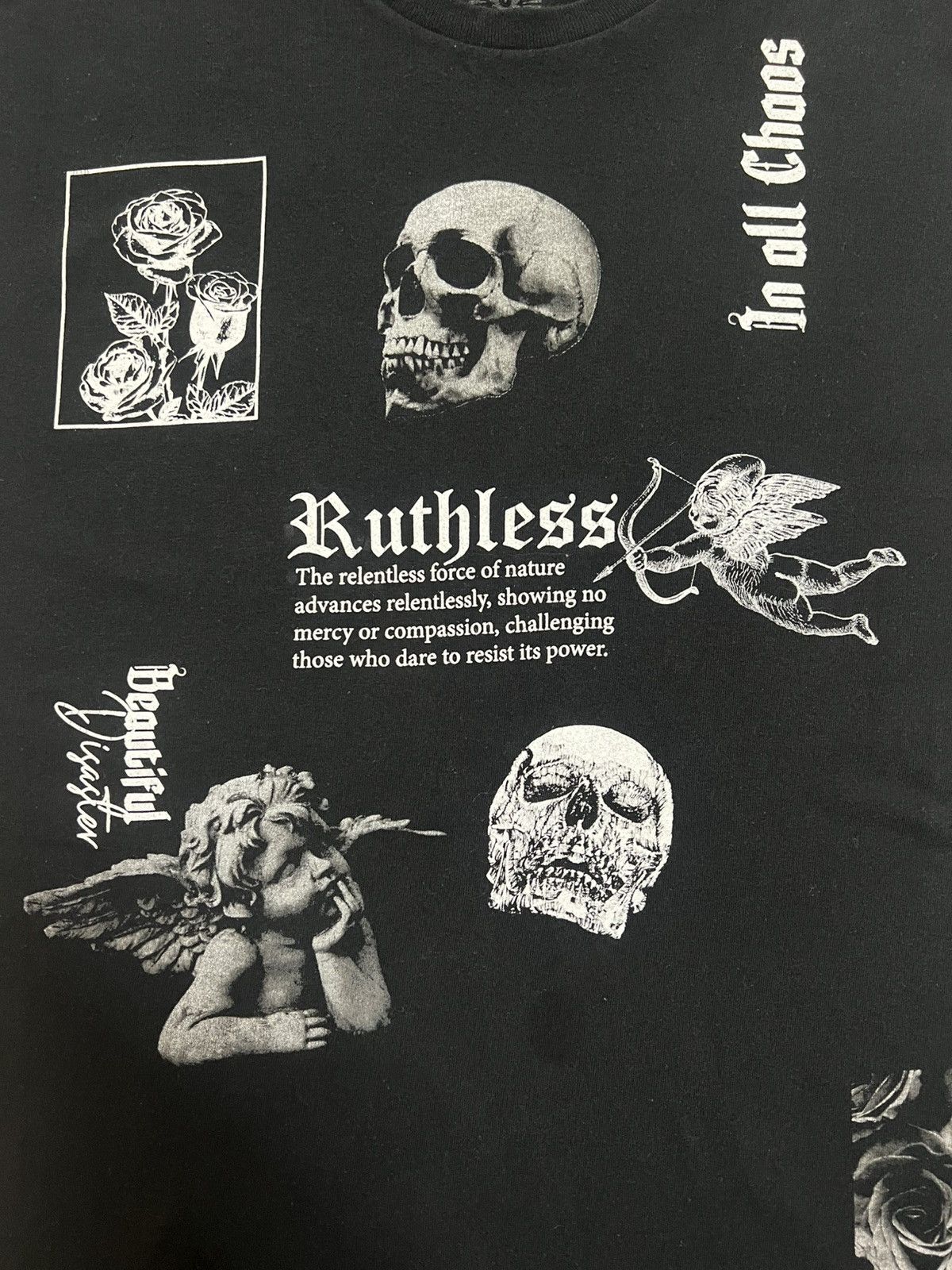 Other Ruthless Gothic Skull Angel Tee Boxy XL Streetwear Size US XL / EU 56 / 4 - 2 Thumbnail