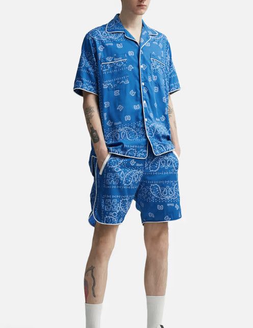 Rhude [NWT] [$650] Rhude Bandana Track Shirt Size M Size US M / EU 48-50 / 2 - 5 Thumbnail