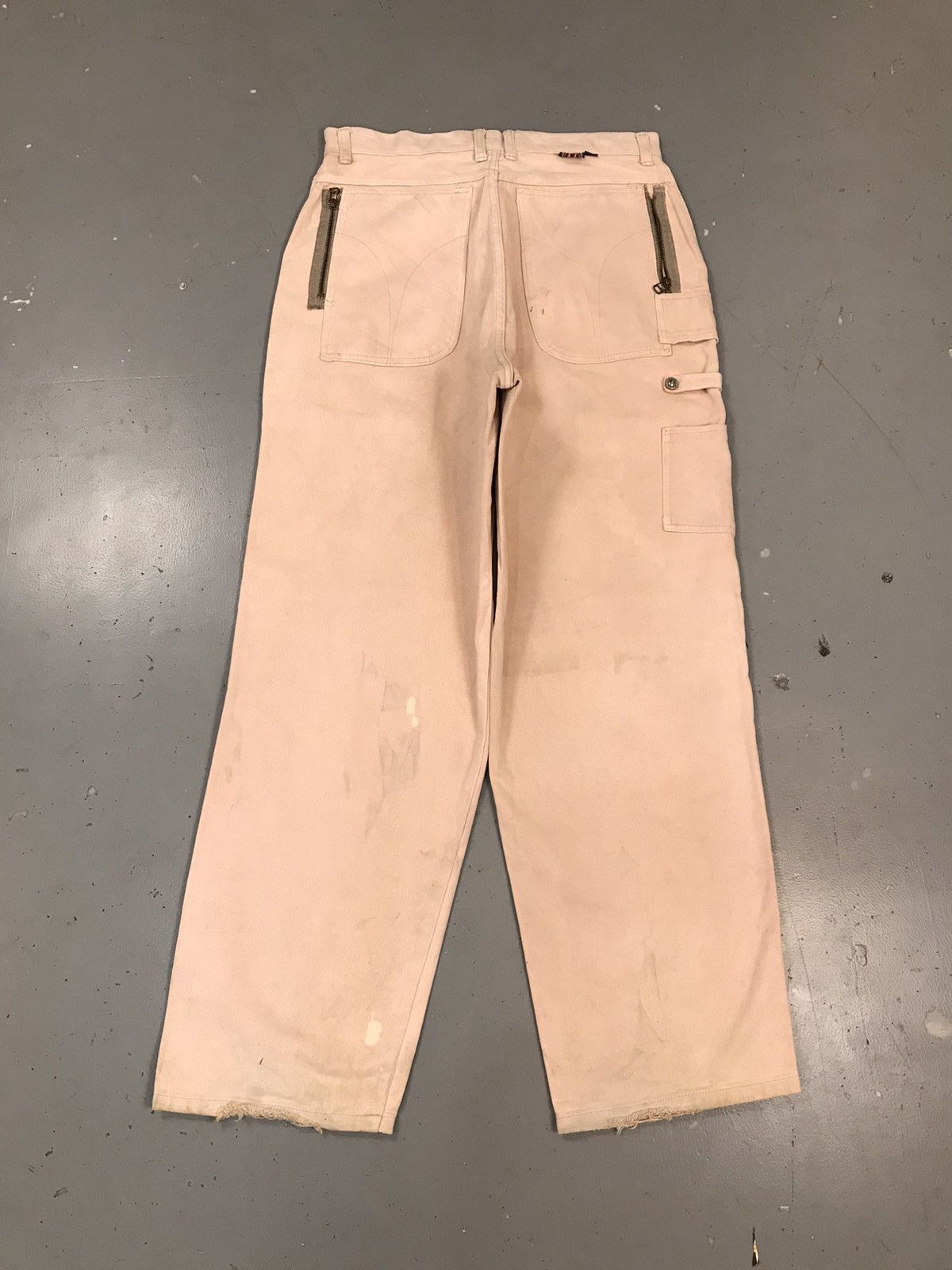 Vintage Vintage TW1050 big zipper pocket cargo denim Size US 32 / EU 48 - 2 Thumbnail