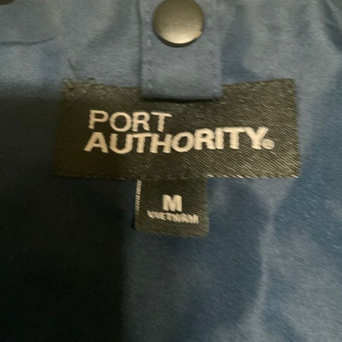 Port Authority Port Authority Blue Hooded Jacket Men's Size M USED Size US M / EU 48-50 / 2 - 6 Thumbnail